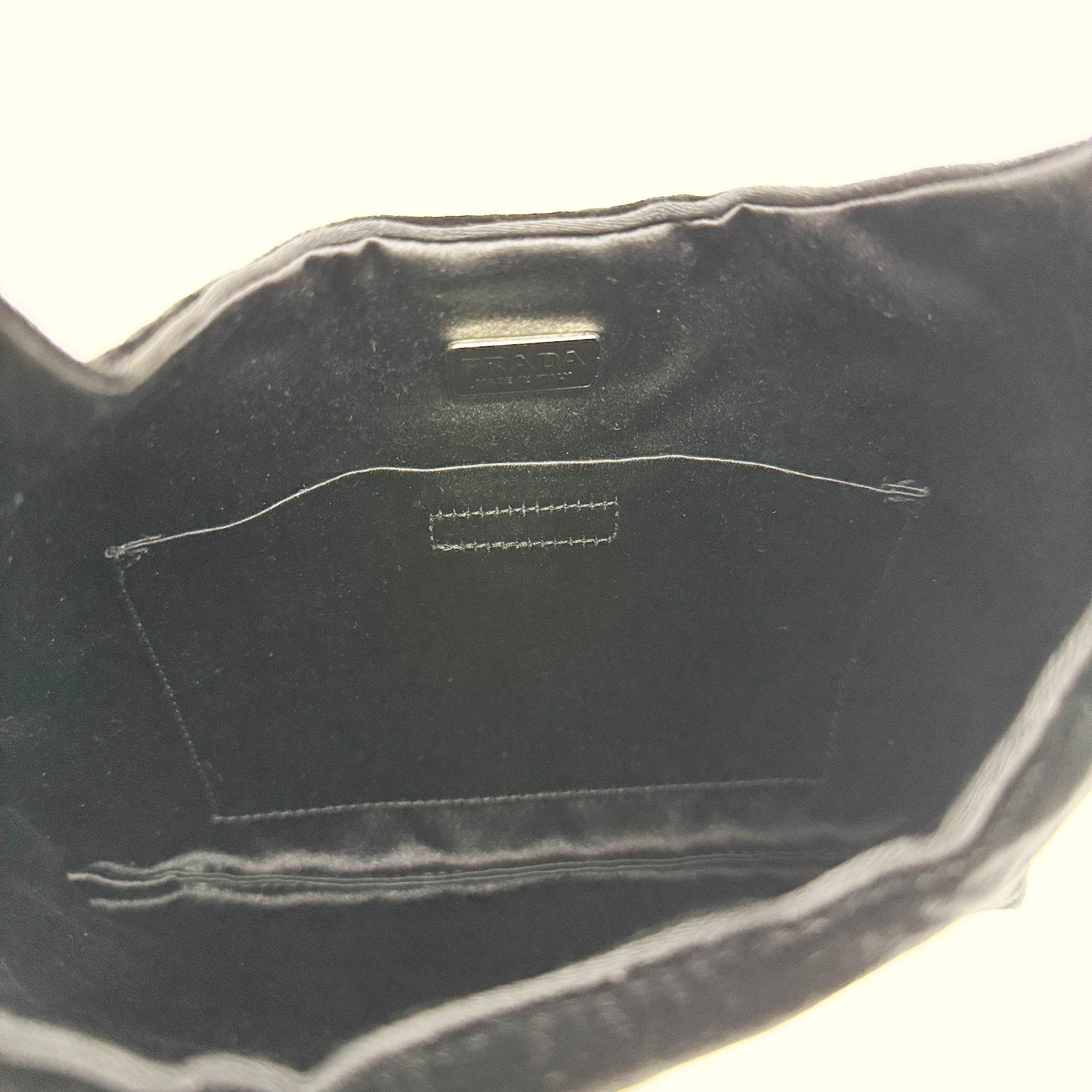 Black Velvet Shoulder Bag