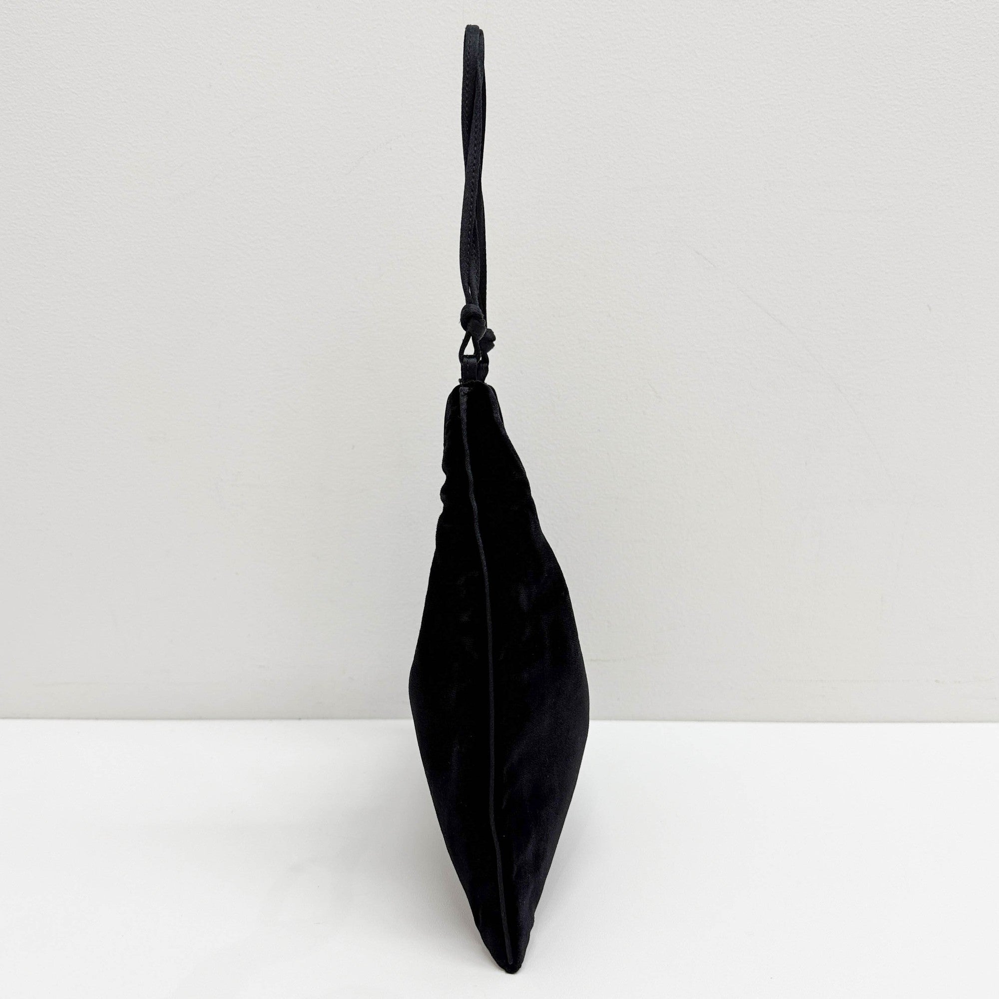 Black Velvet Shoulder Bag