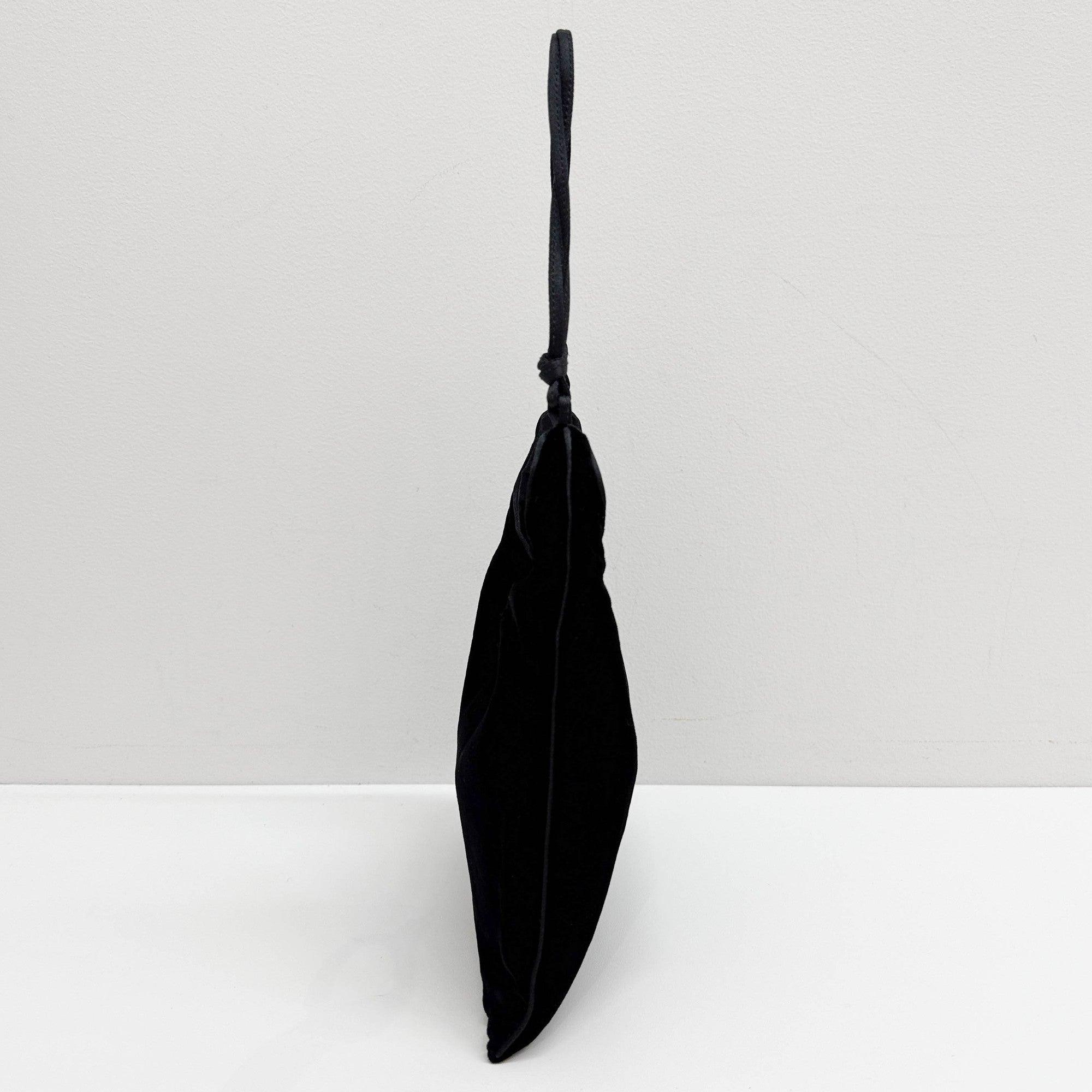 Black Velvet Shoulder Bag