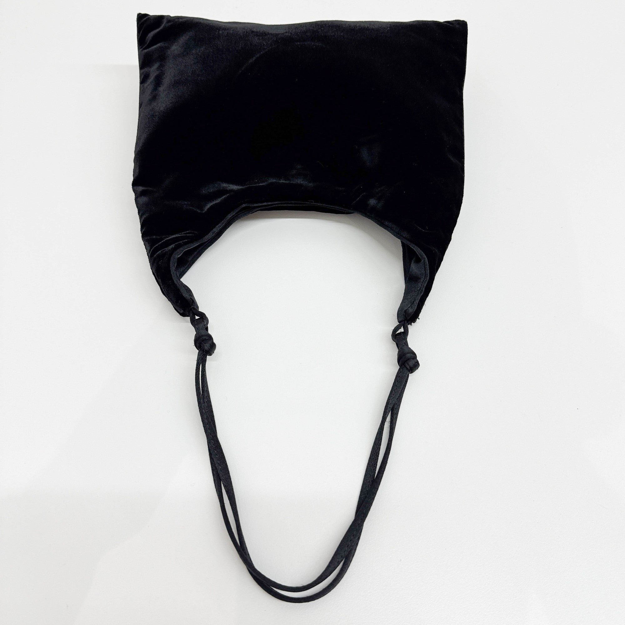 Black Velvet Shoulder Bag