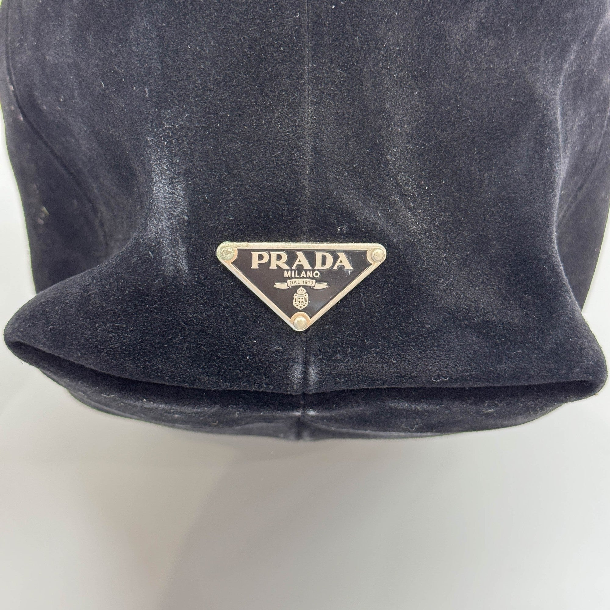 Black Suede Hobo Bag