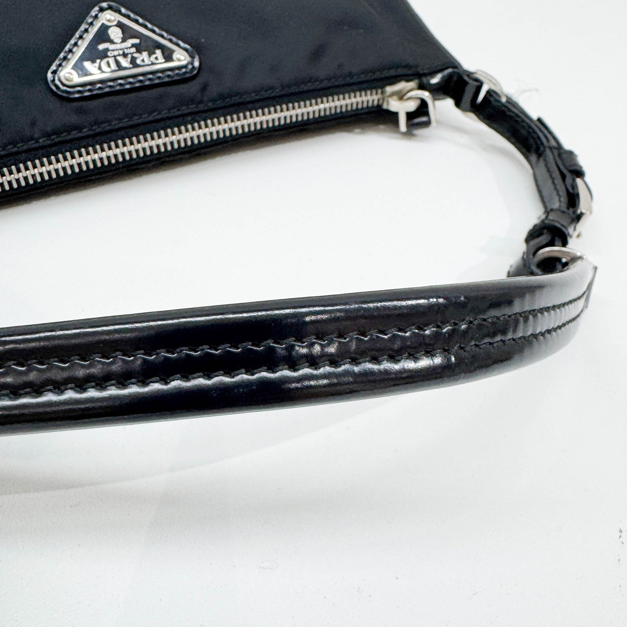 Black Nylon Shoulder Bag