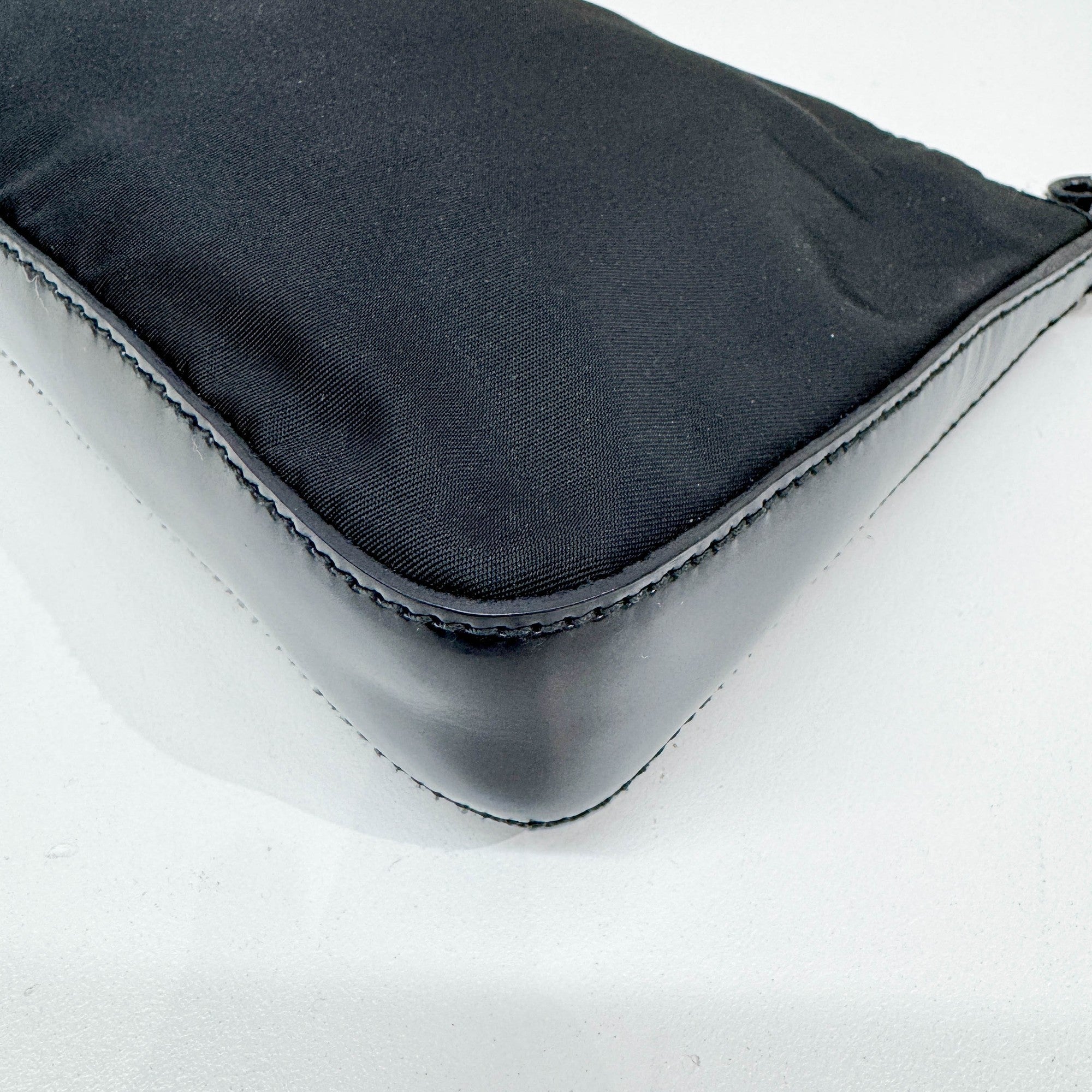 Black Nylon Shoulder Bag