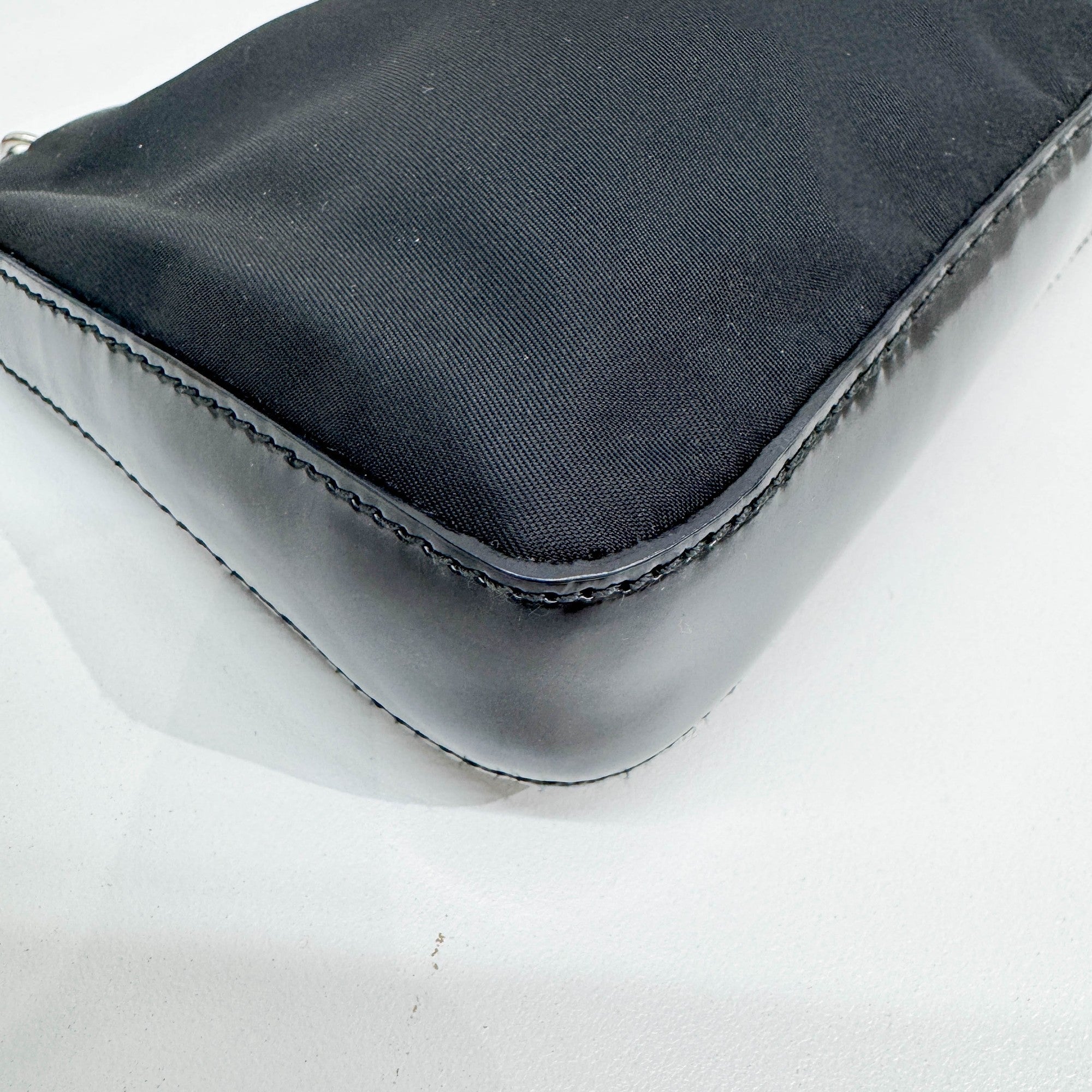 Black Nylon Shoulder Bag