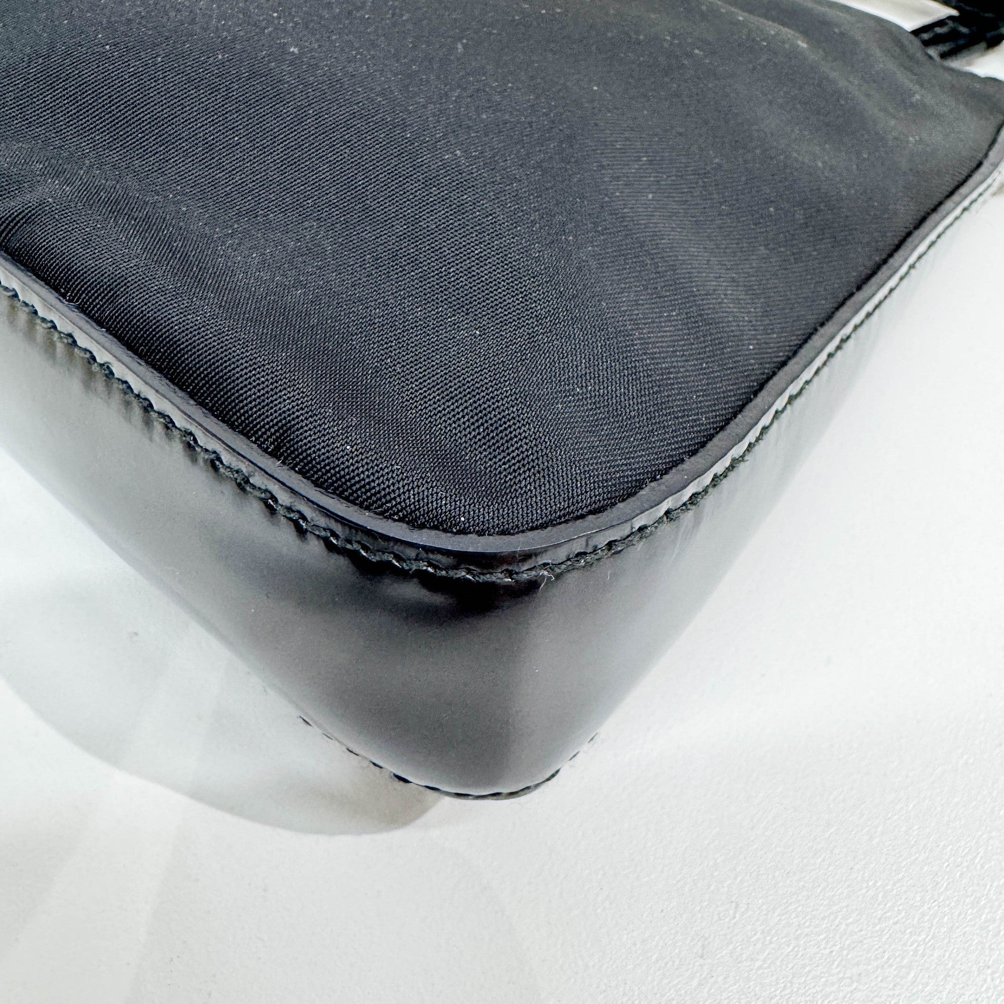 Black Nylon Shoulder Bag