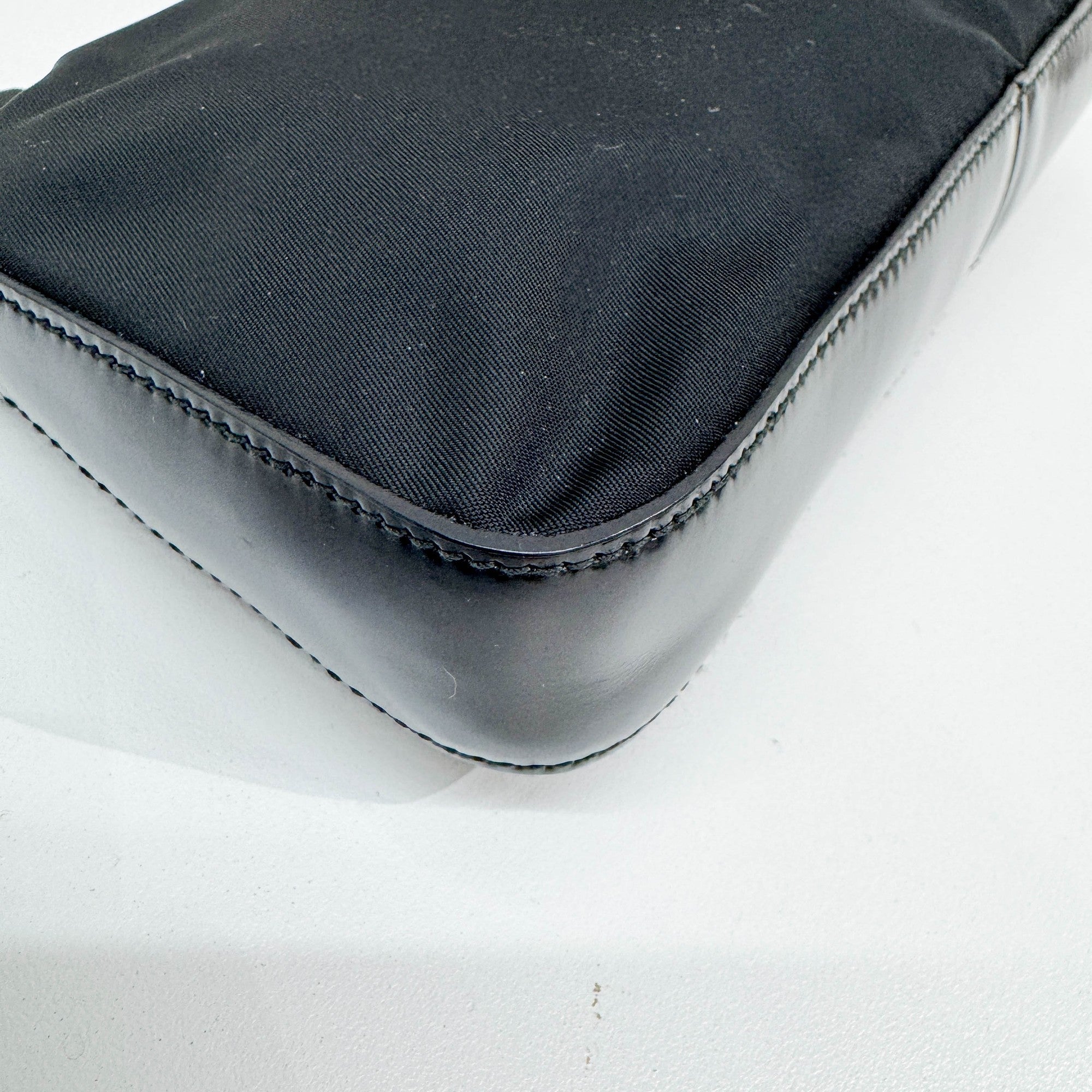 Black Nylon Shoulder Bag