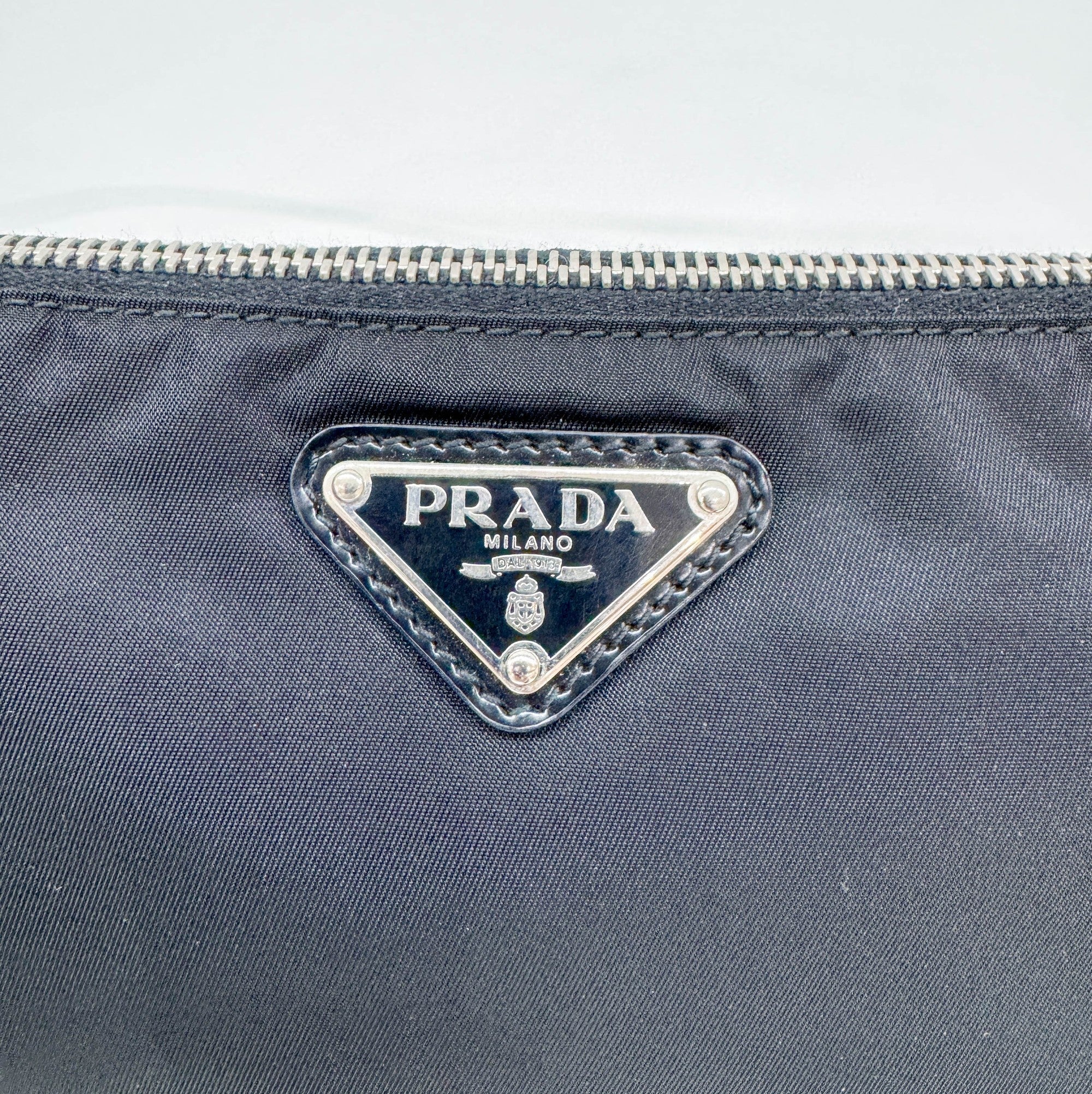 Black Nylon Shoulder Bag