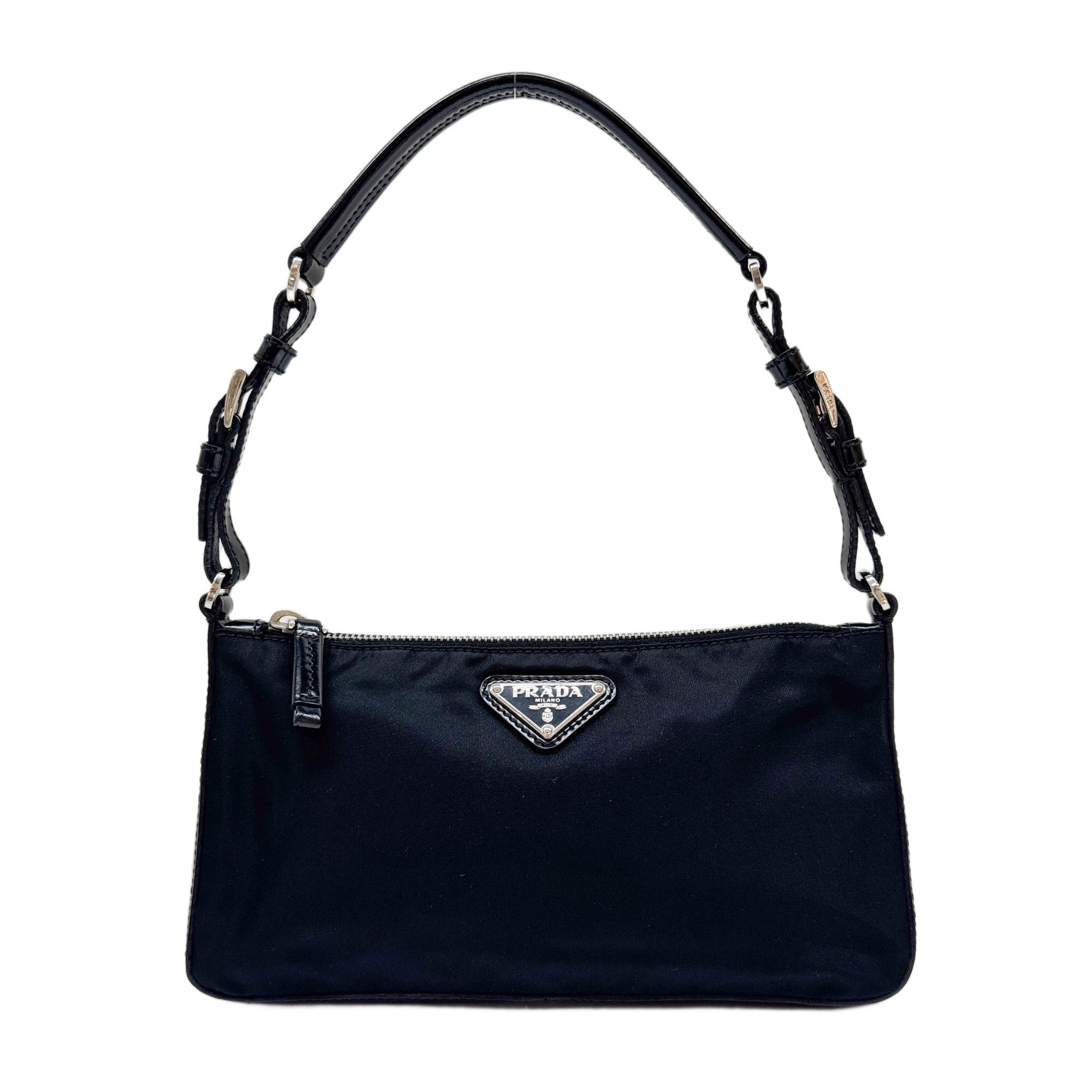 Black Nylon Shoulder Bag