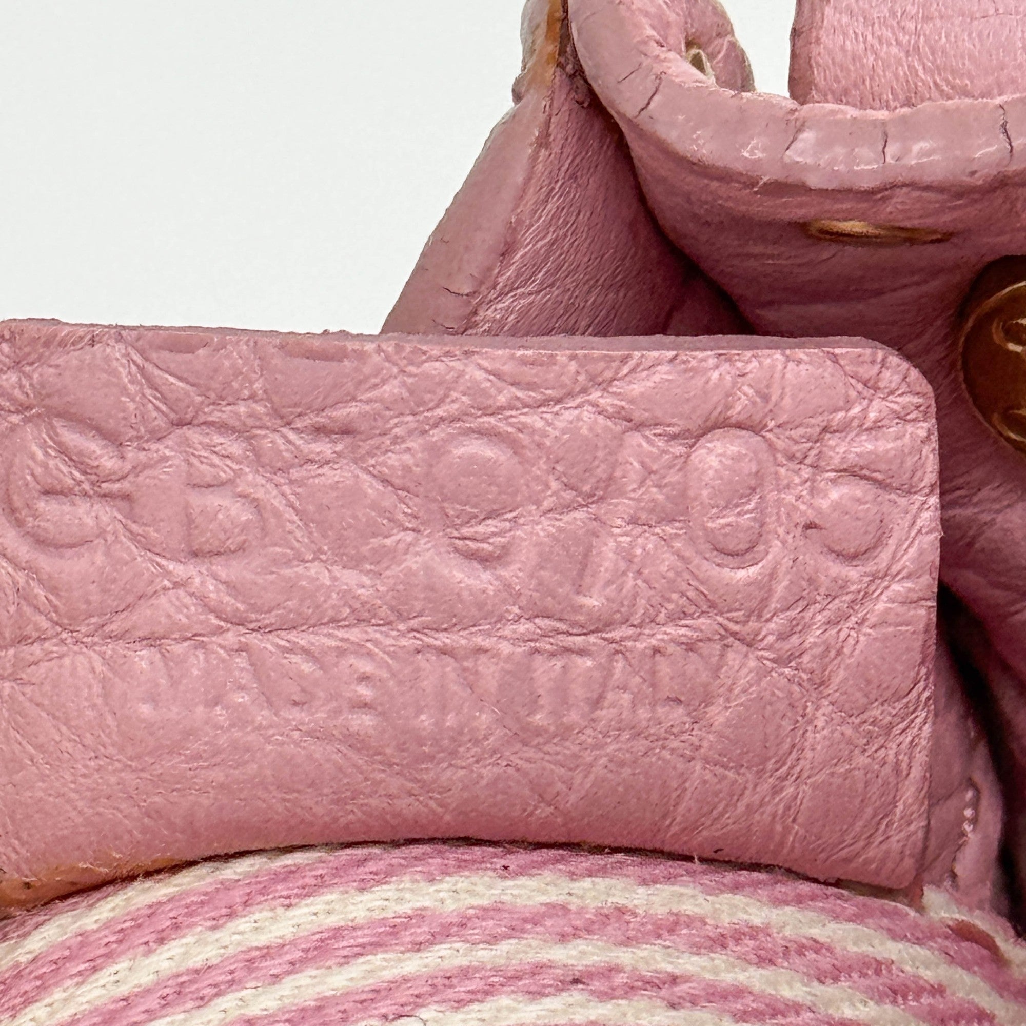 Poulbot Pink Leather Shoulder Bag