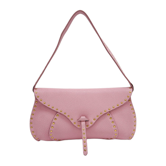 Poulbot Pink Leather Shoulder Bag