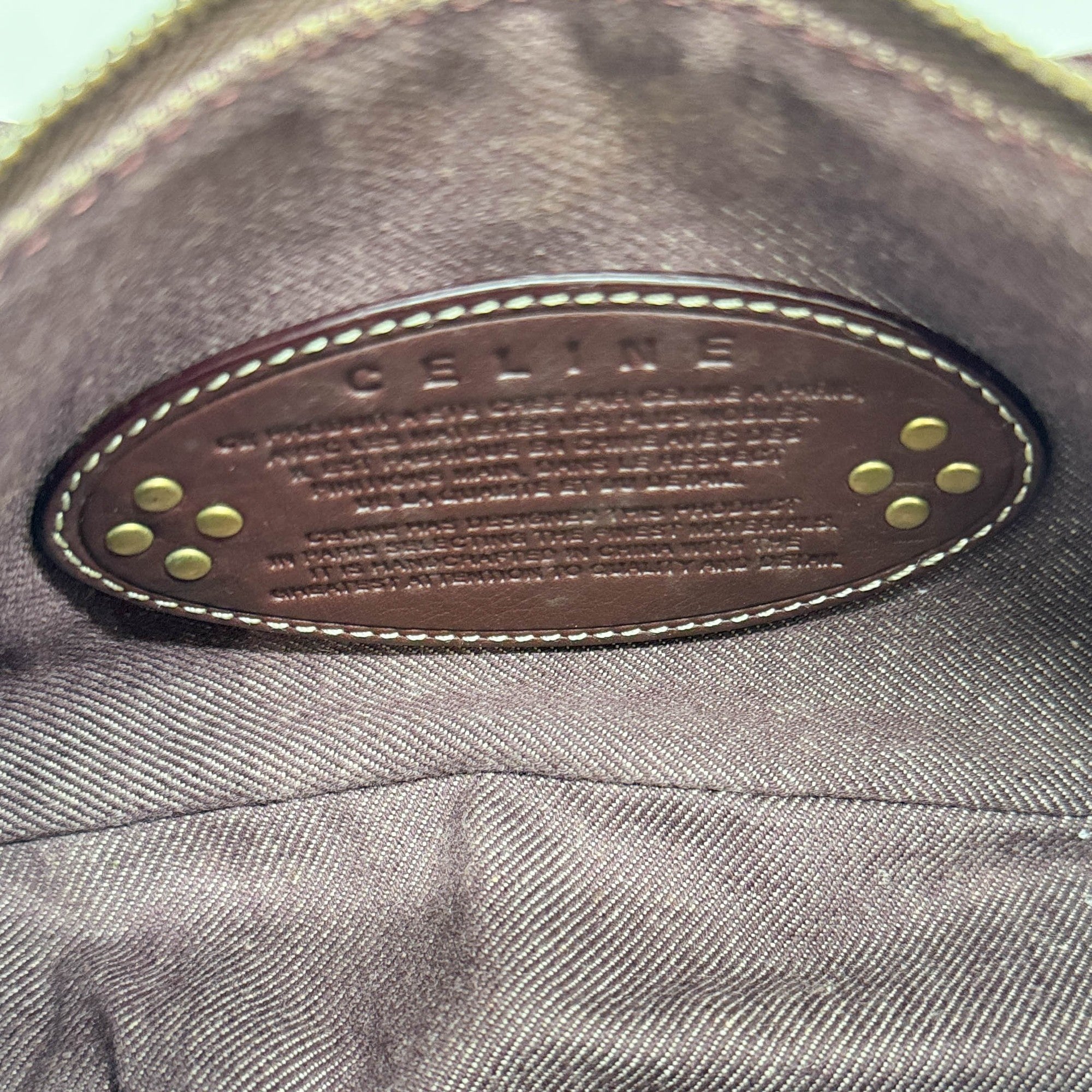 Bordeaux Macadam Denim Shoulder Bag