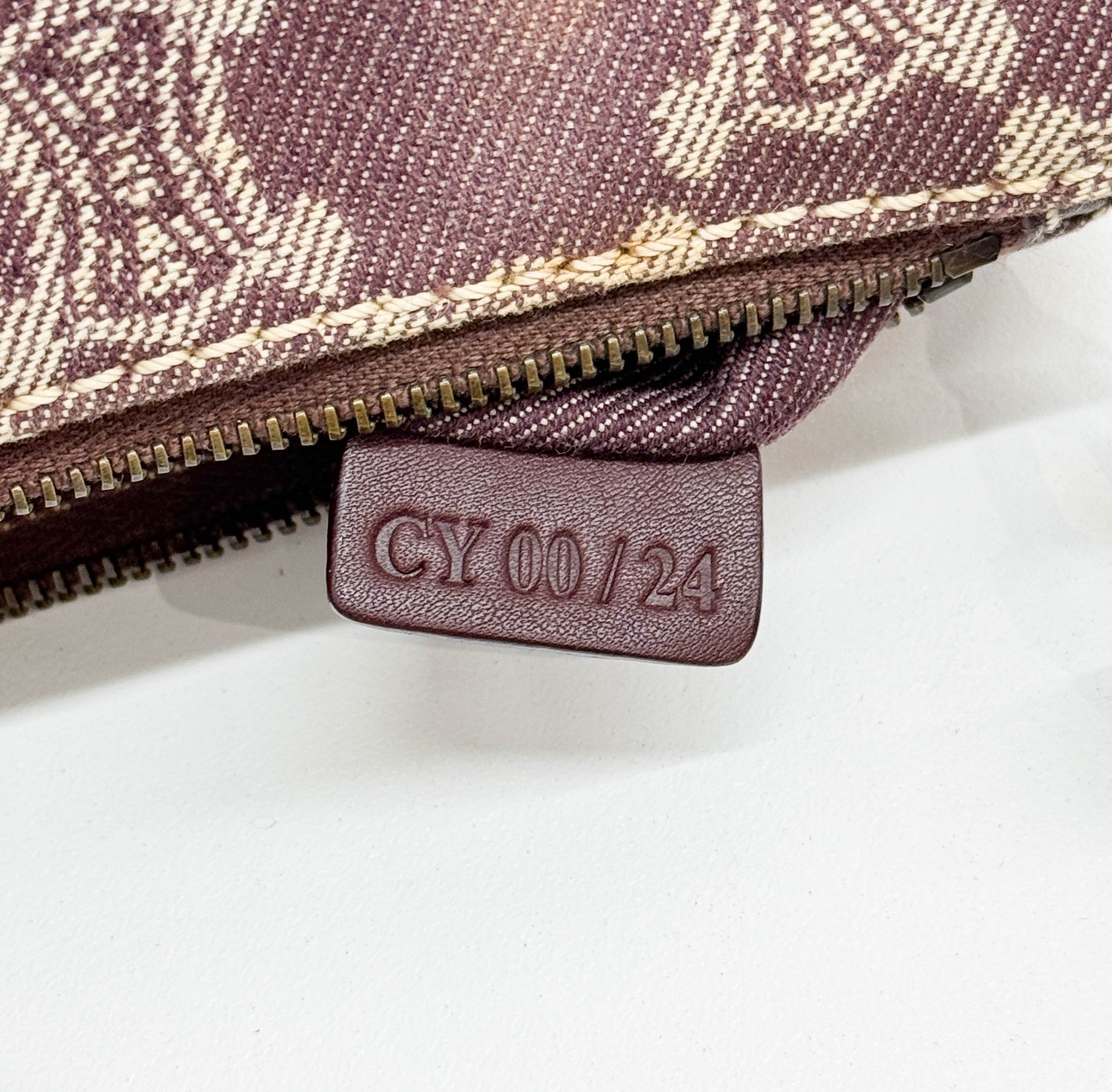 Bordeaux Macadam Denim Shoulder Bag