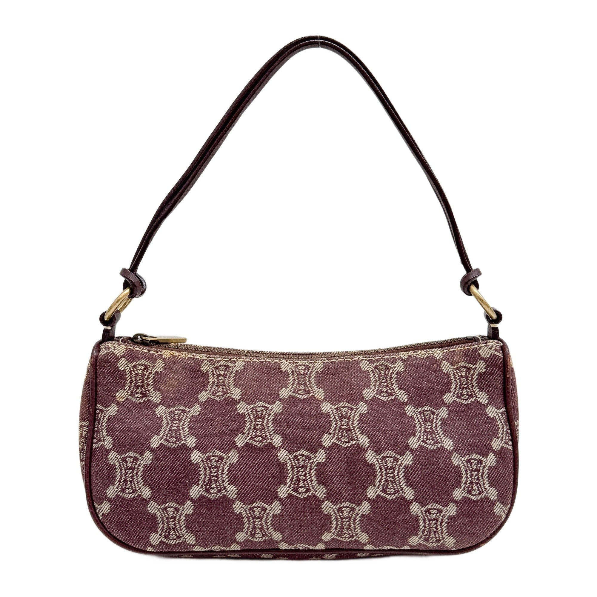 Bordeaux Macadam Denim Shoulder Bag