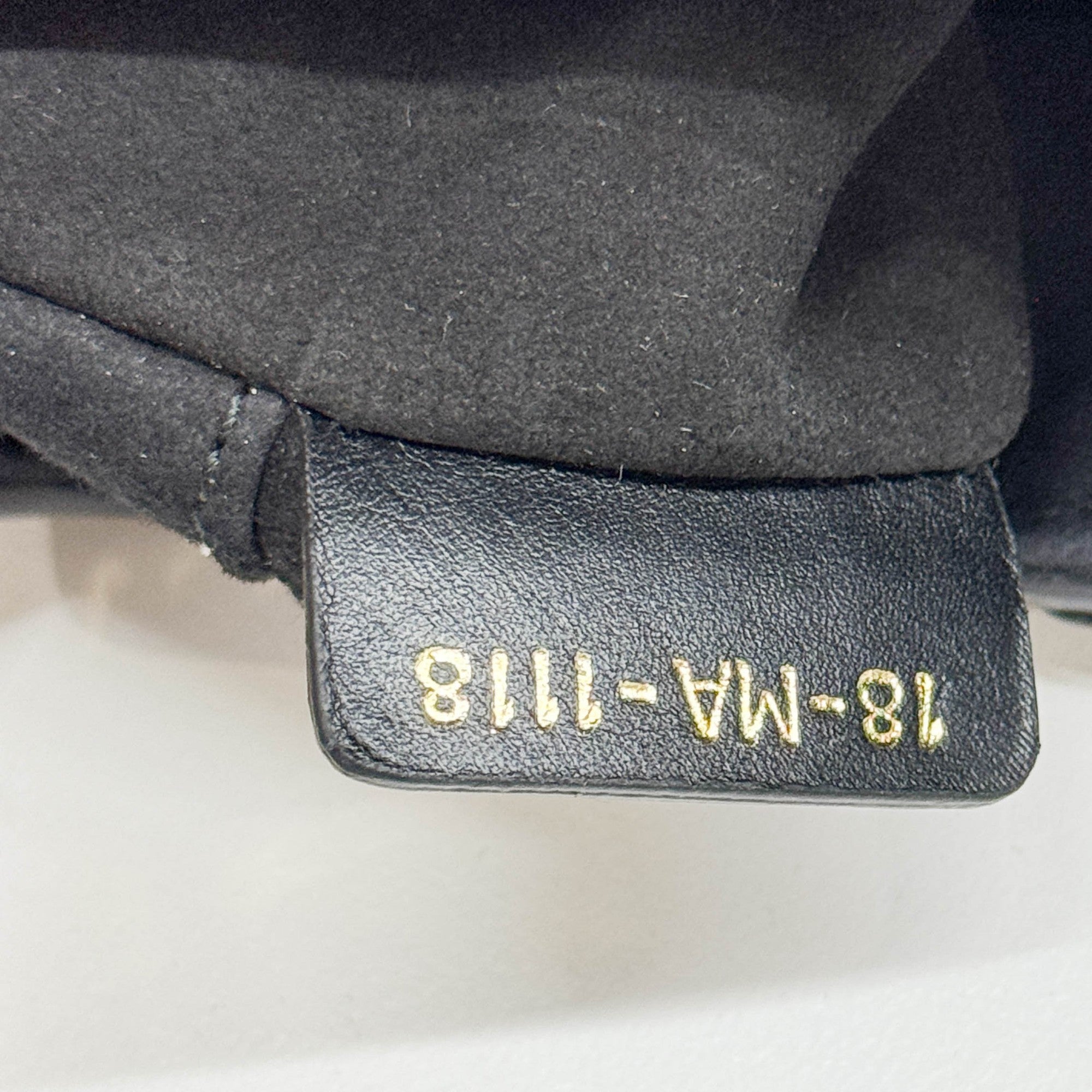 Mini Saddle Black Leather Hand Bag