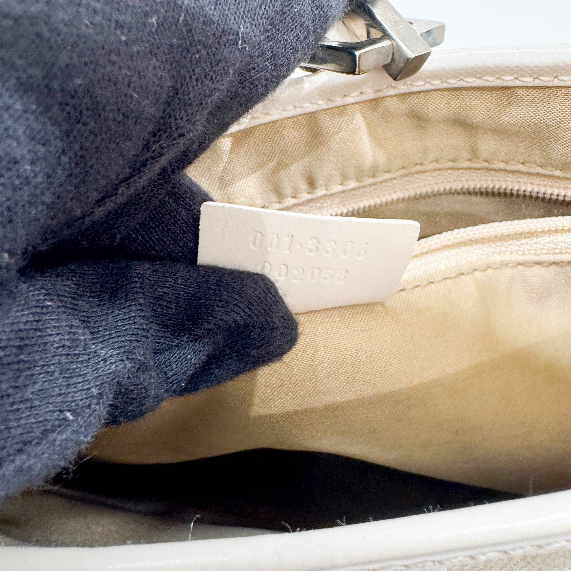 Jackie Beige GG Canvas Shoulder Bag