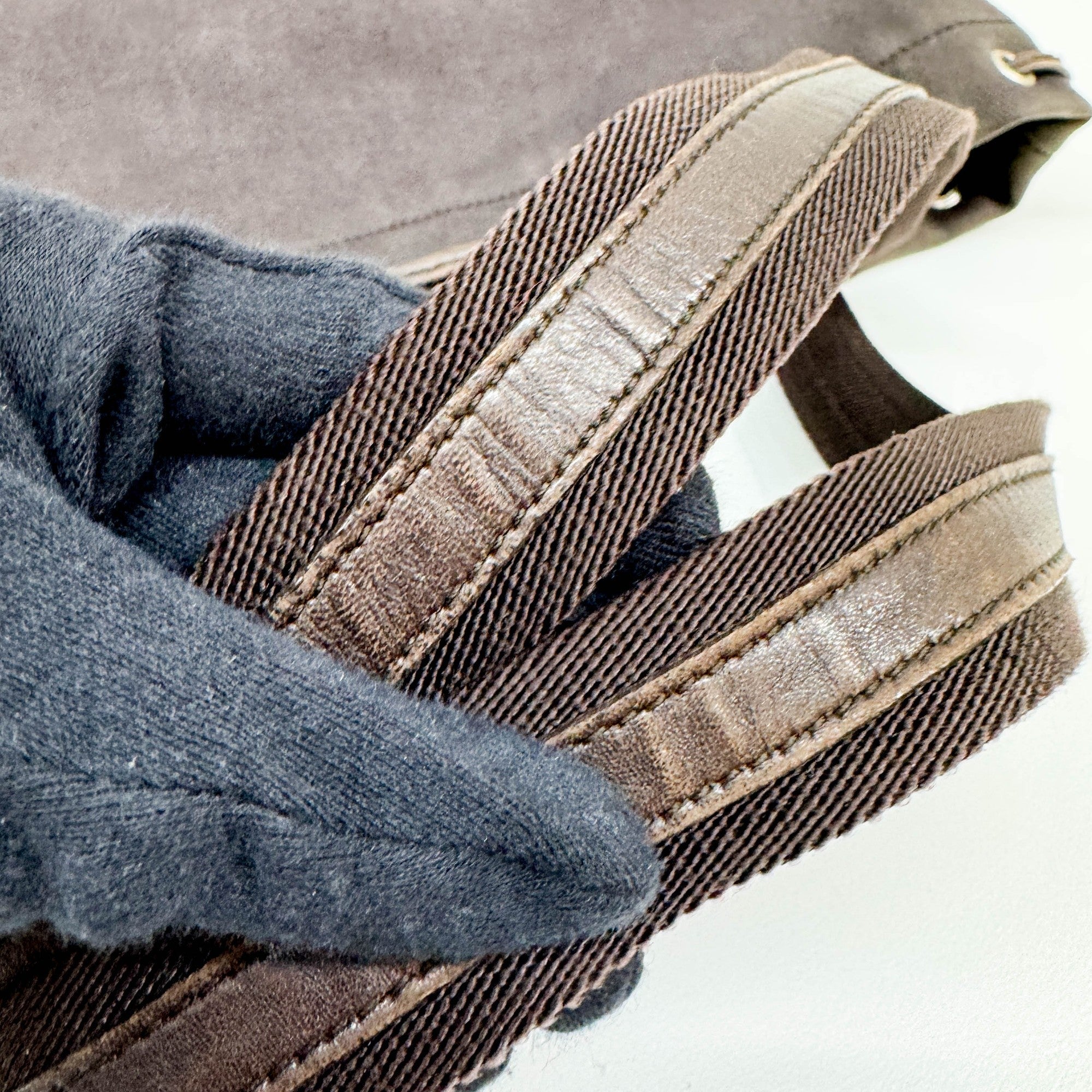 Kahala Deep Brown Cotton Tote Bag