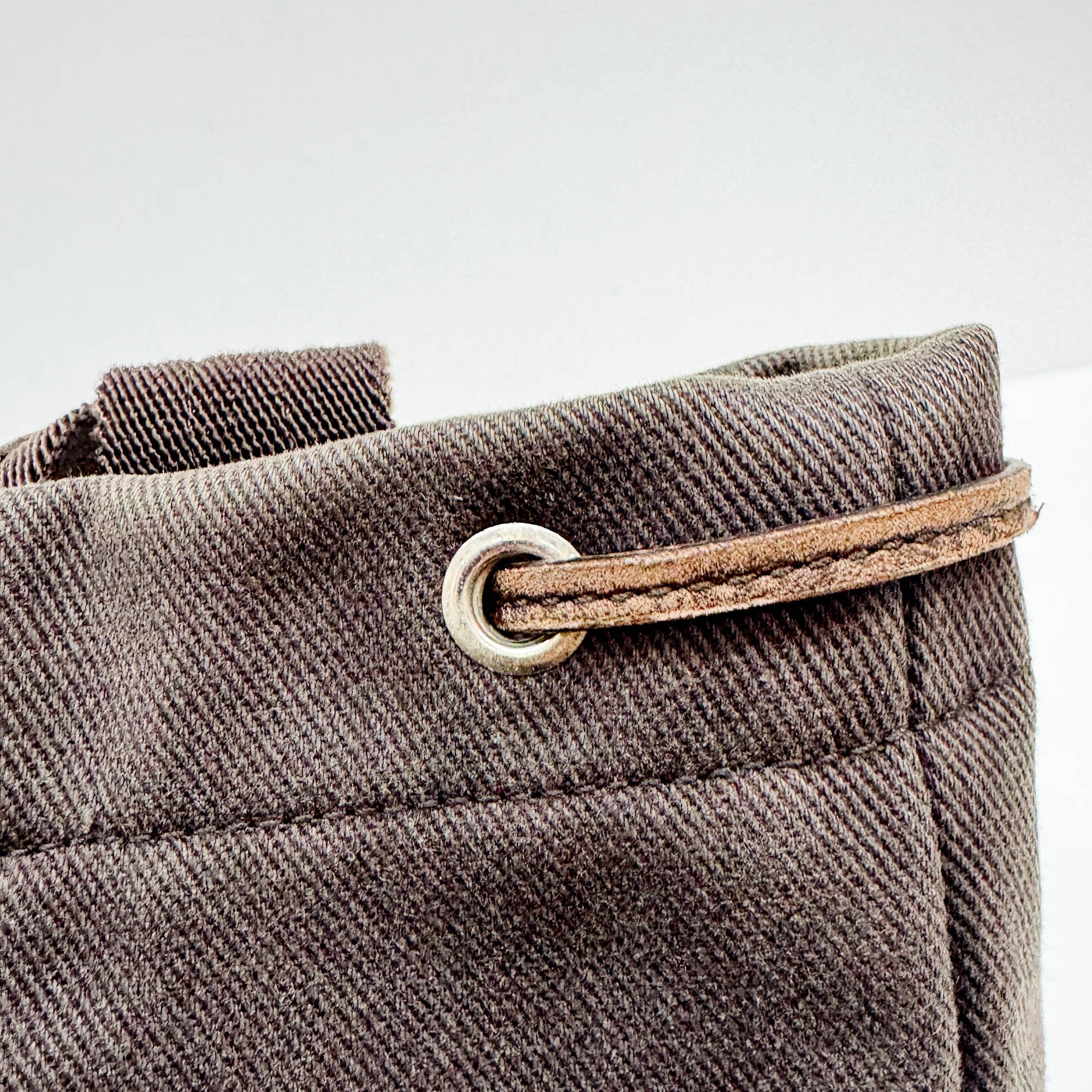 Kahala Deep Brown Cotton Tote Bag