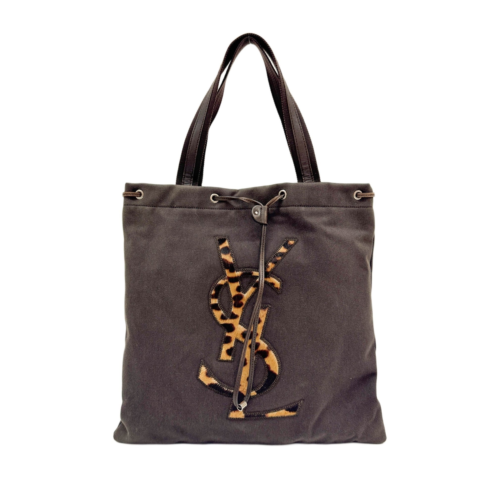 Kahala Deep Brown Cotton Tote Bag