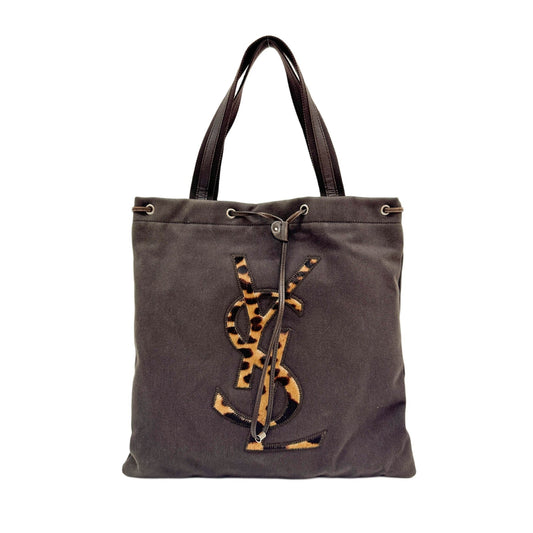 Kahala Deep Brown Cotton Tote Bag