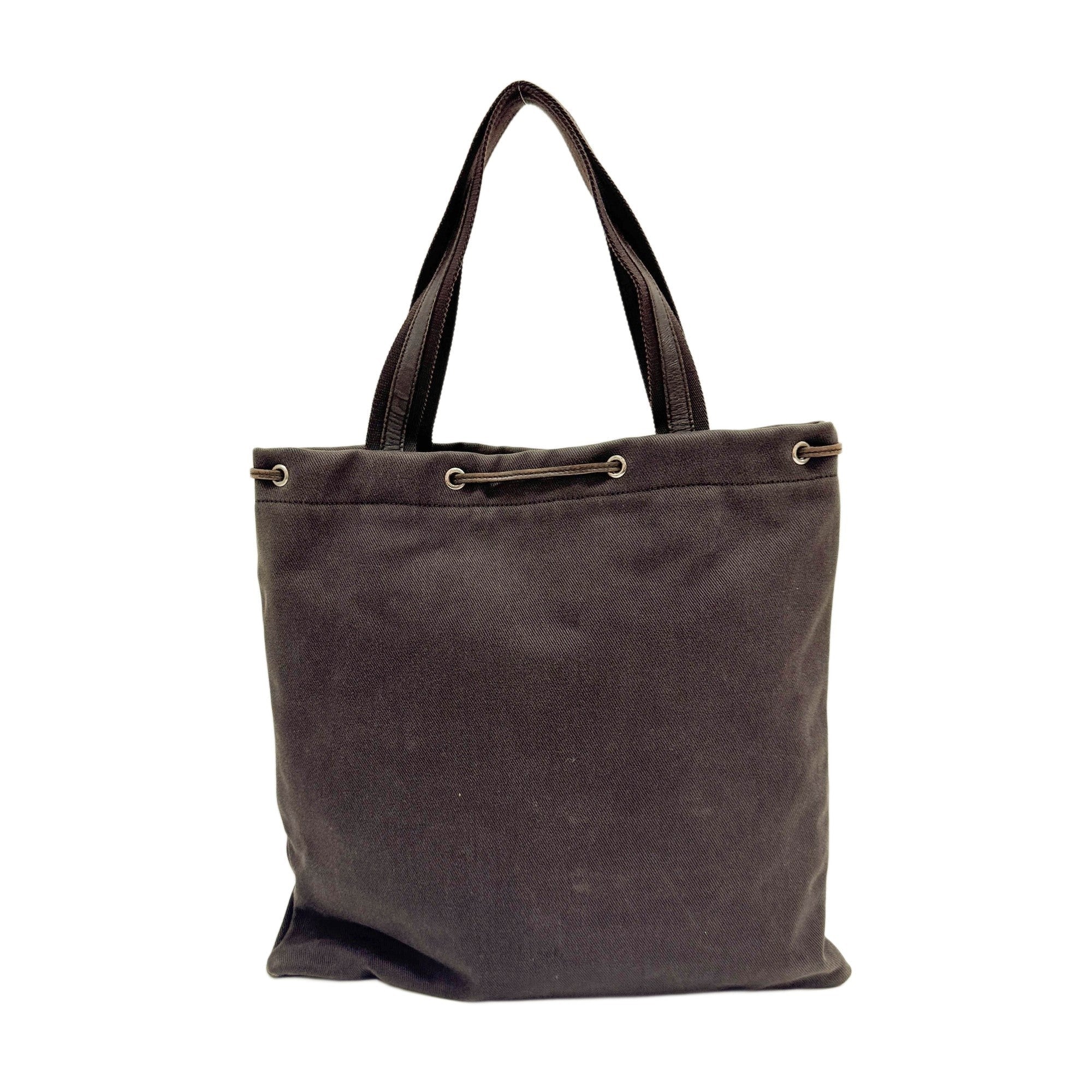 Kahala Deep Brown Cotton Tote Bag