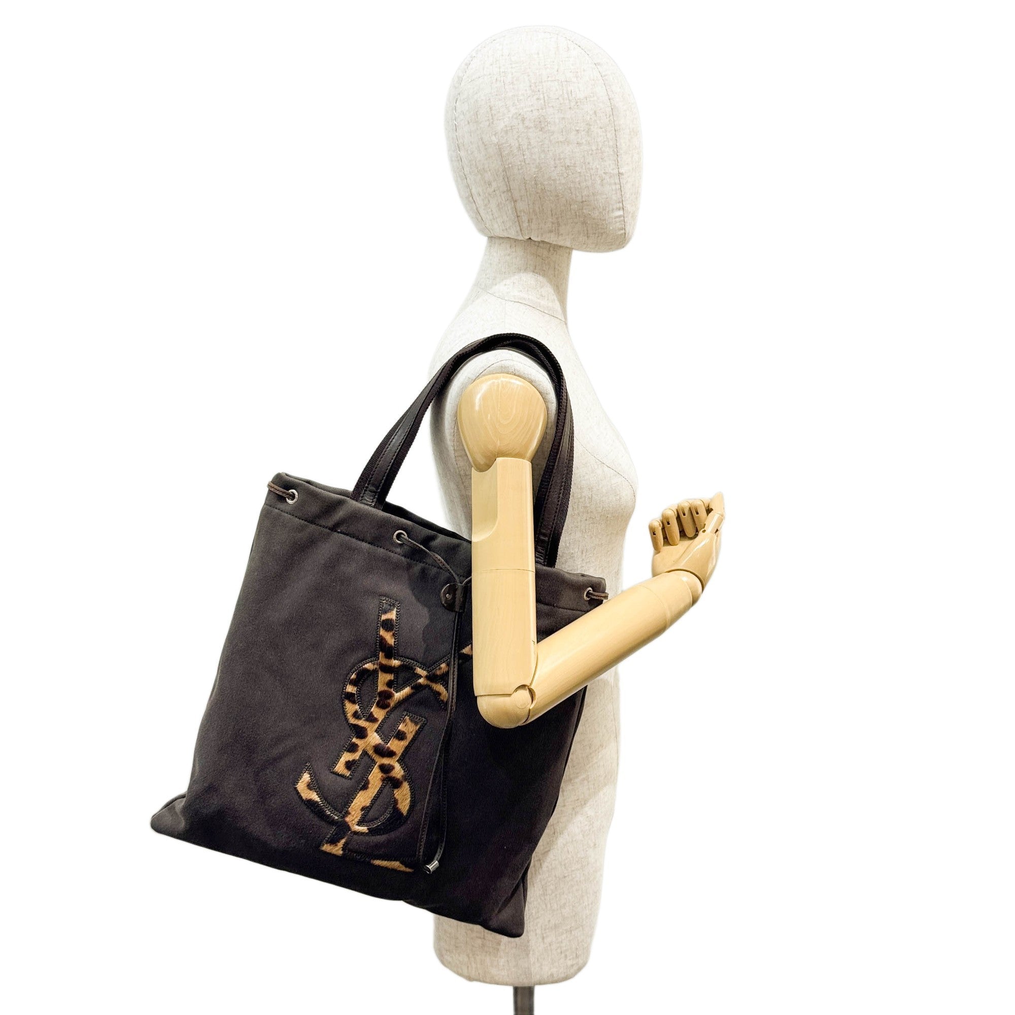 Kahala Deep Brown Cotton Tote Bag