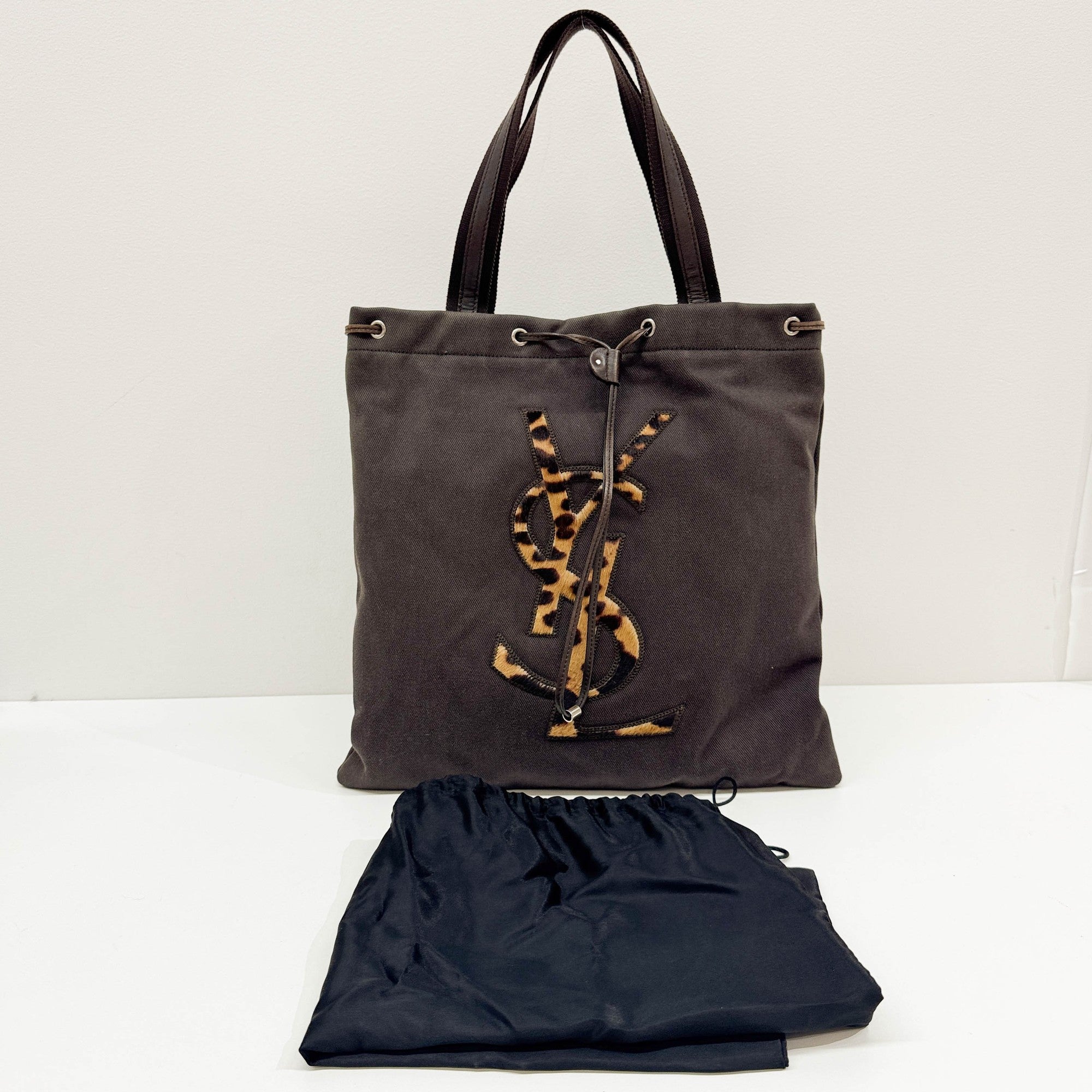 Kahala Deep Brown Cotton Tote Bag