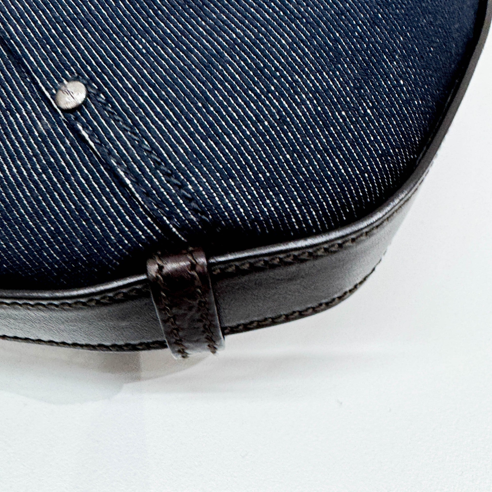 Mombasa Blue Denim Shoulder Bag