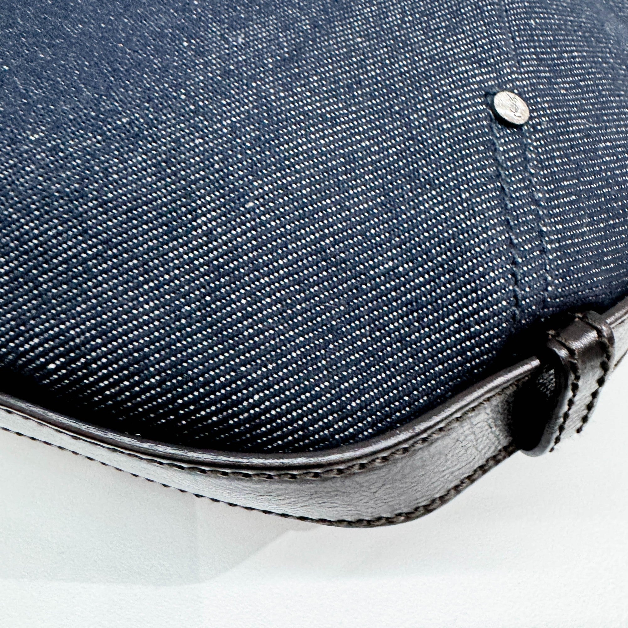 Mombasa Blue Denim Shoulder Bag