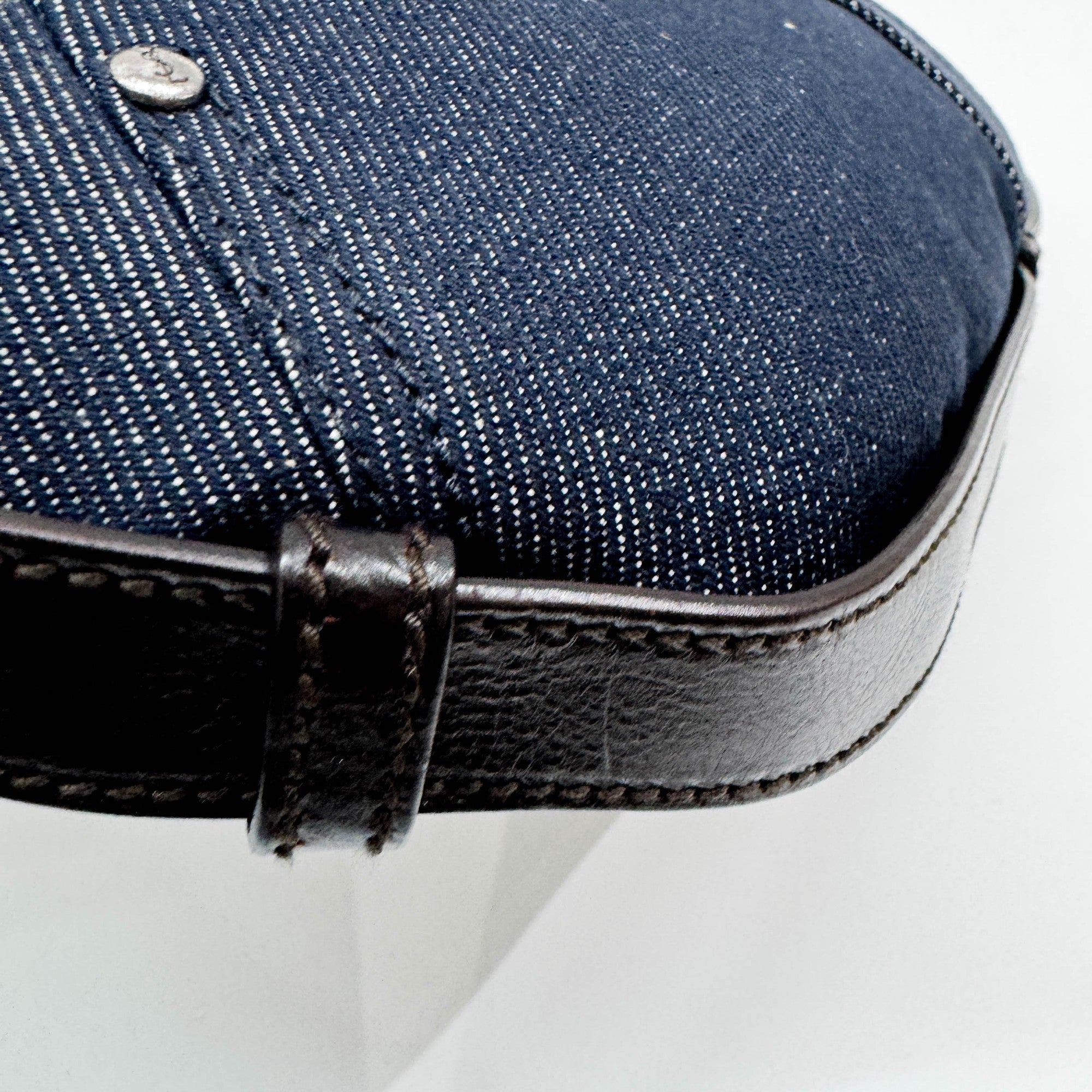 Mombasa Blue Denim Shoulder Bag