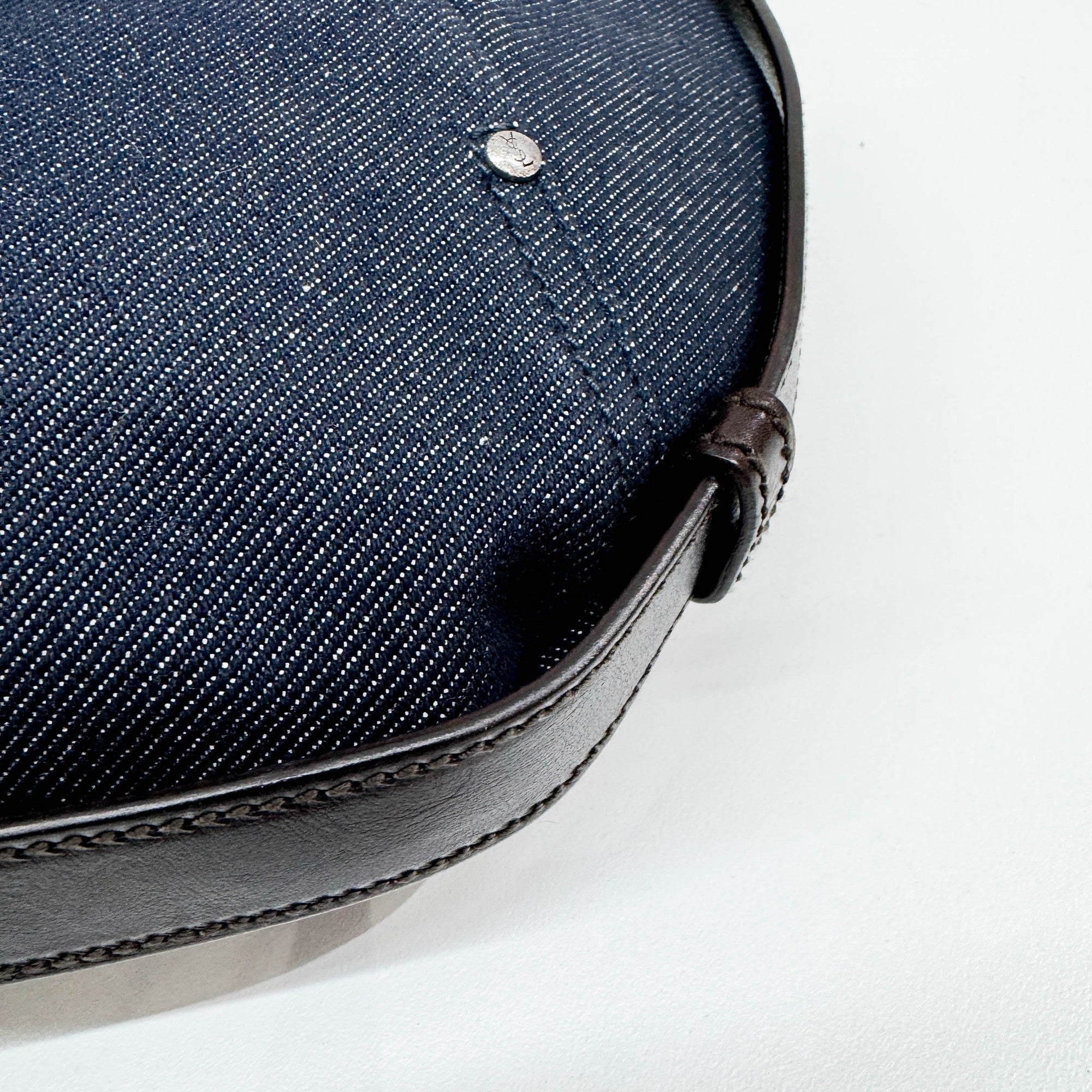 Mombasa Blue Denim Shoulder Bag