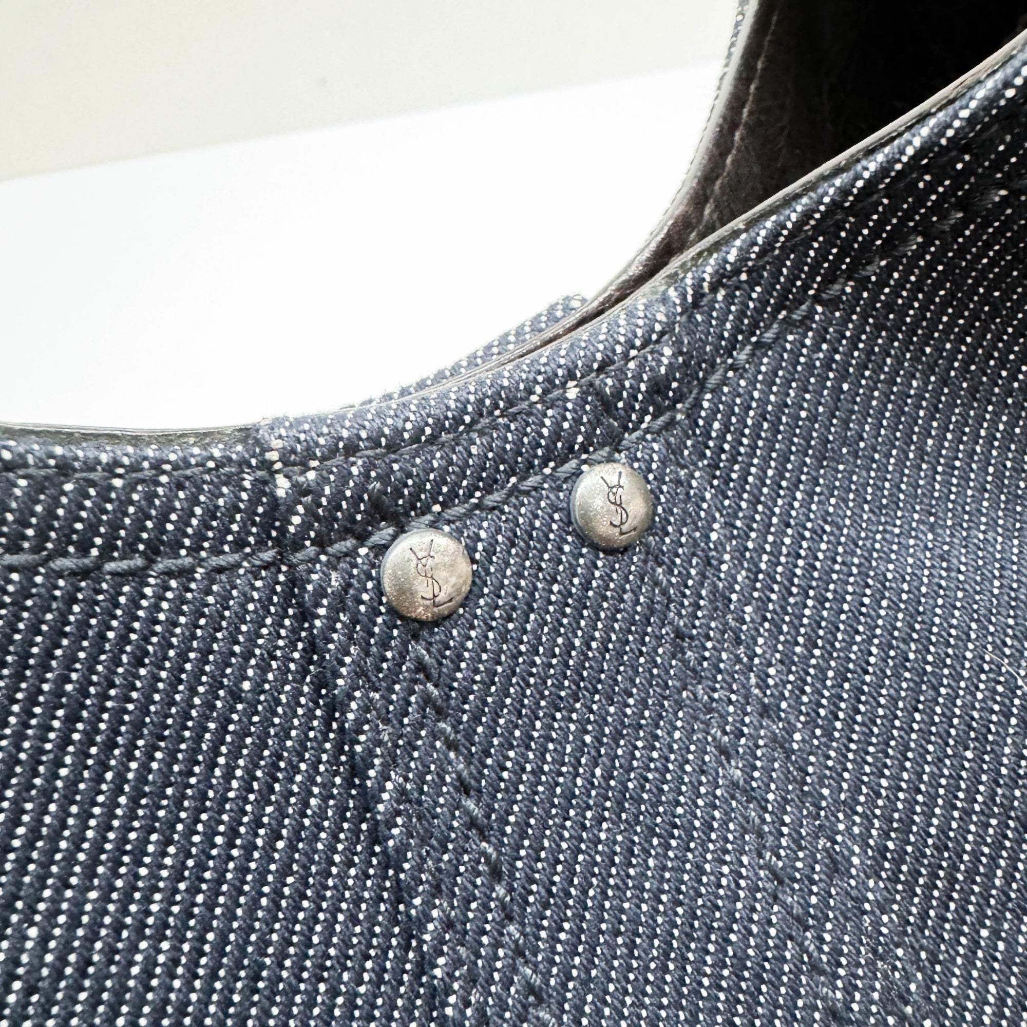 Mombasa Blue Denim Shoulder Bag