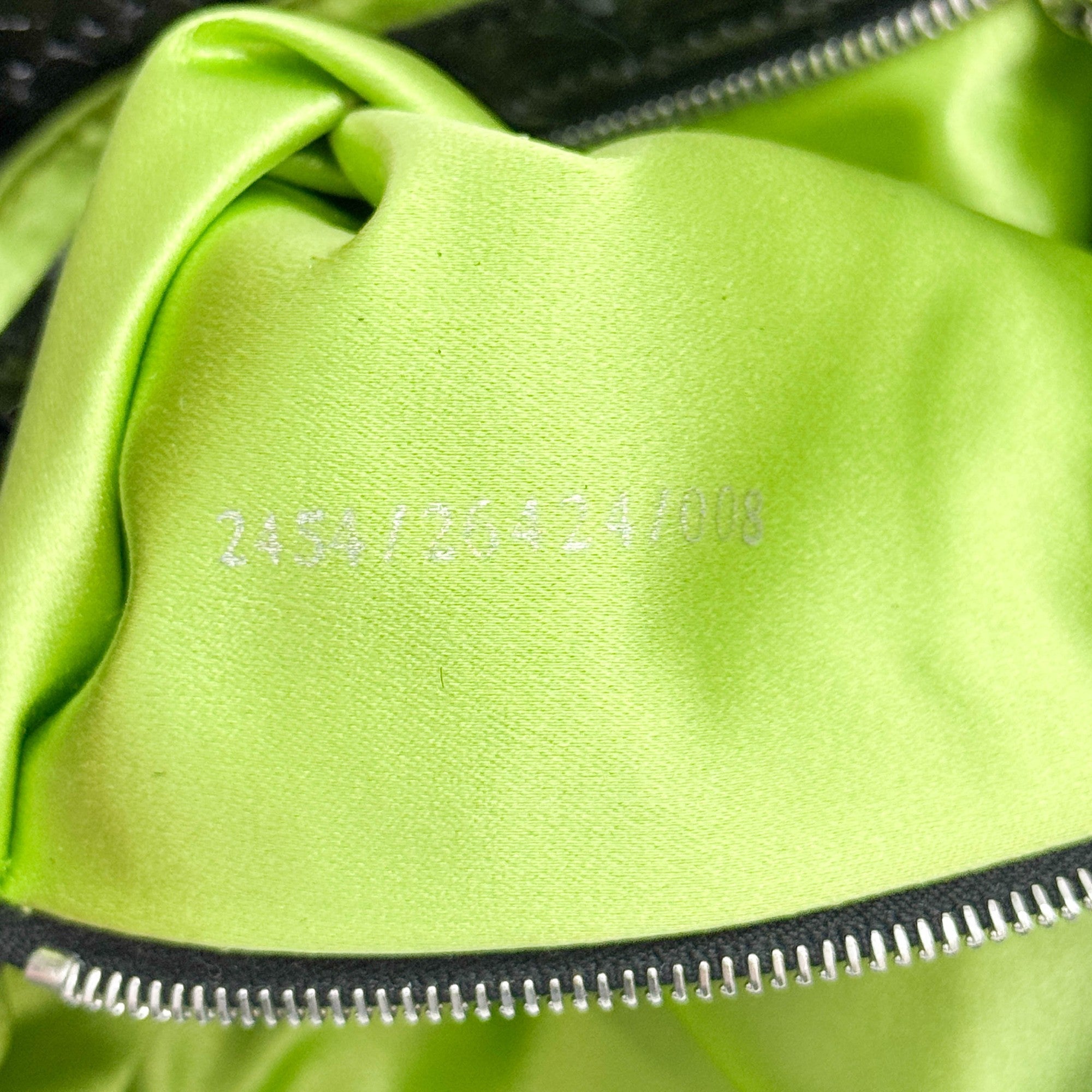 Baguette Black Sequin Shoulder Bag