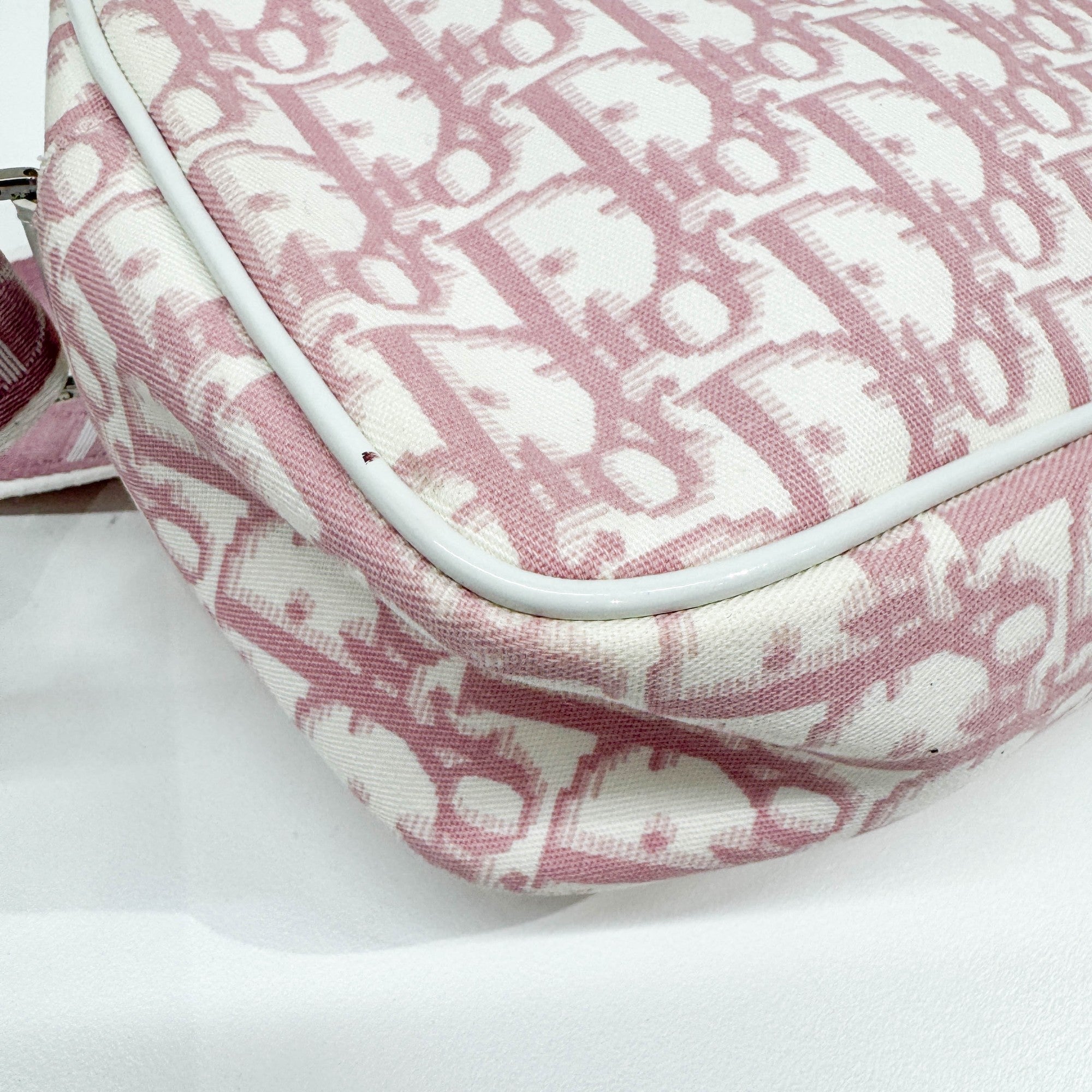Pink Trotter Canvas Shoulder Bag
