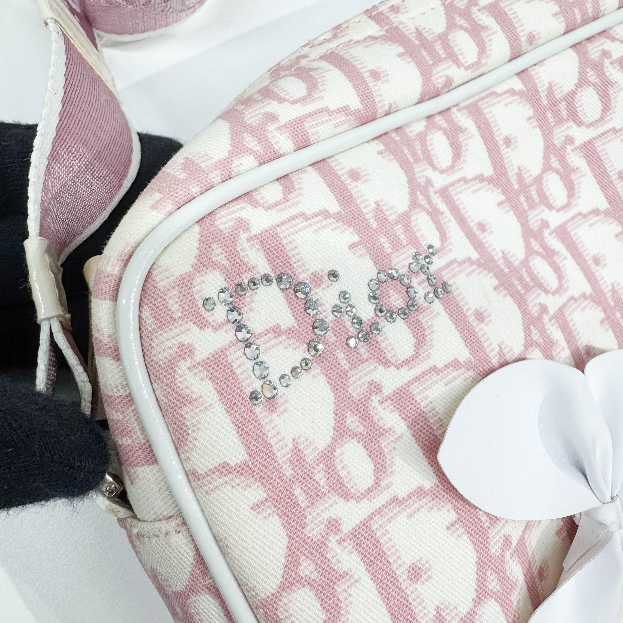 Pink Trotter Canvas Shoulder Bag