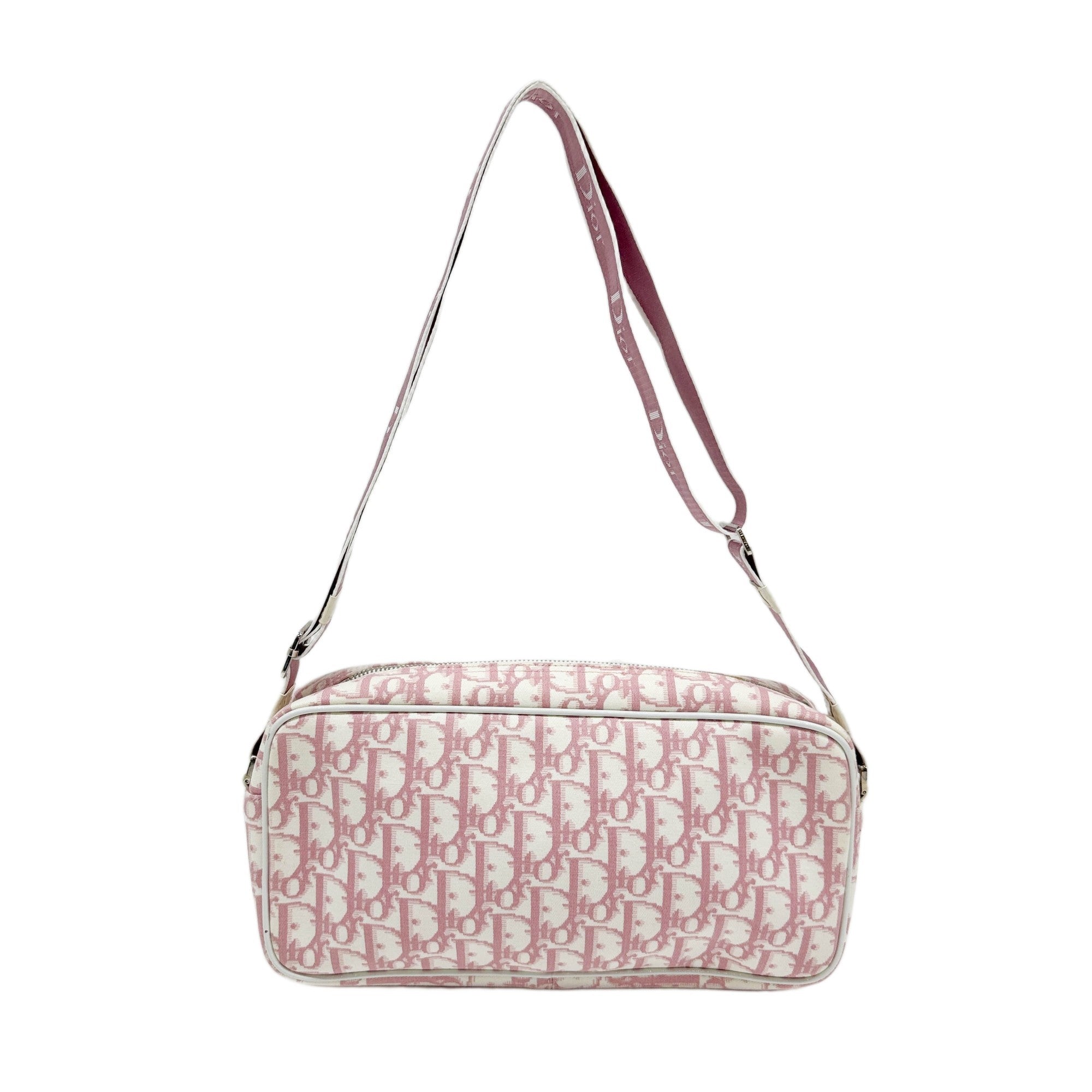 Pink Trotter Canvas Shoulder Bag