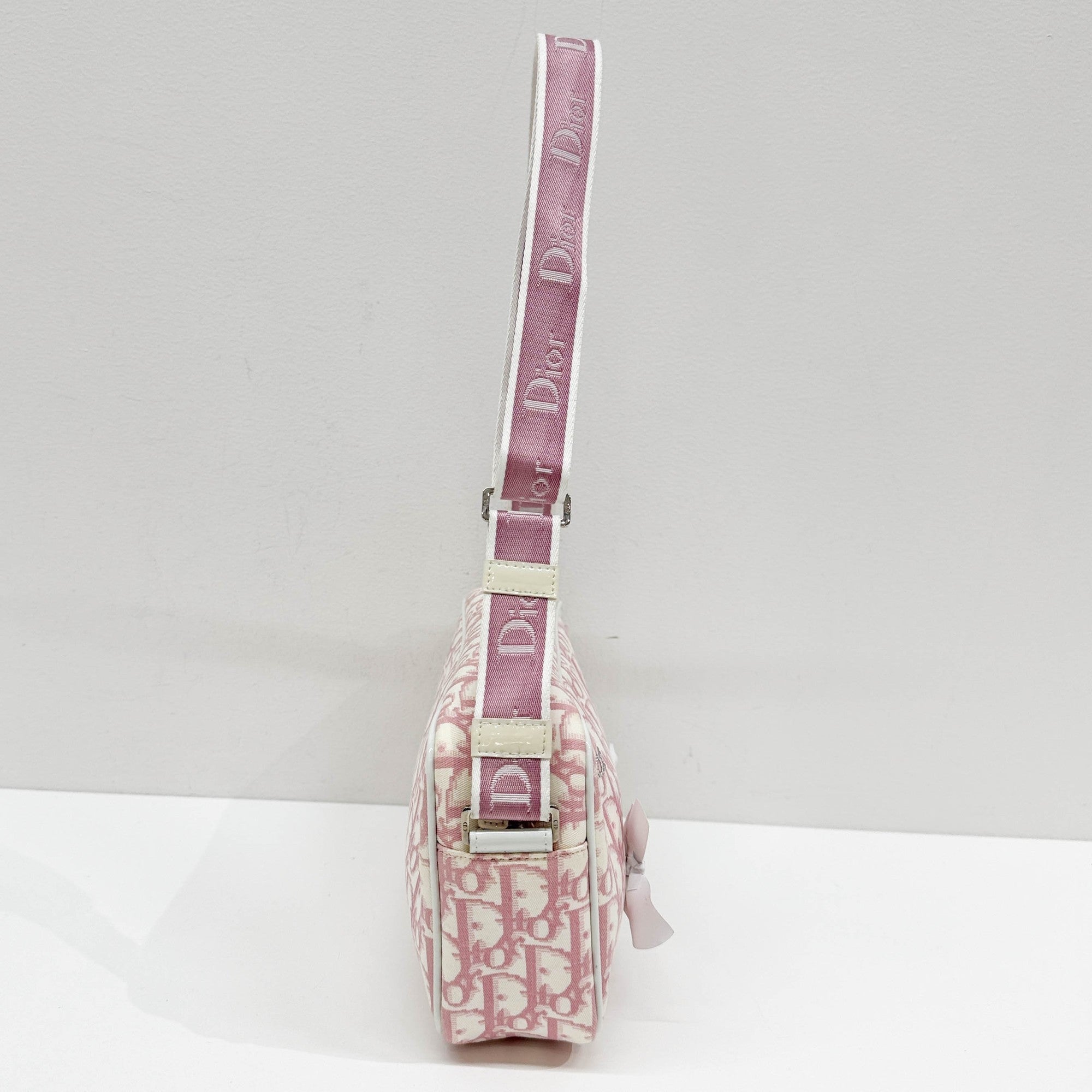 Pink Trotter Canvas Shoulder Bag