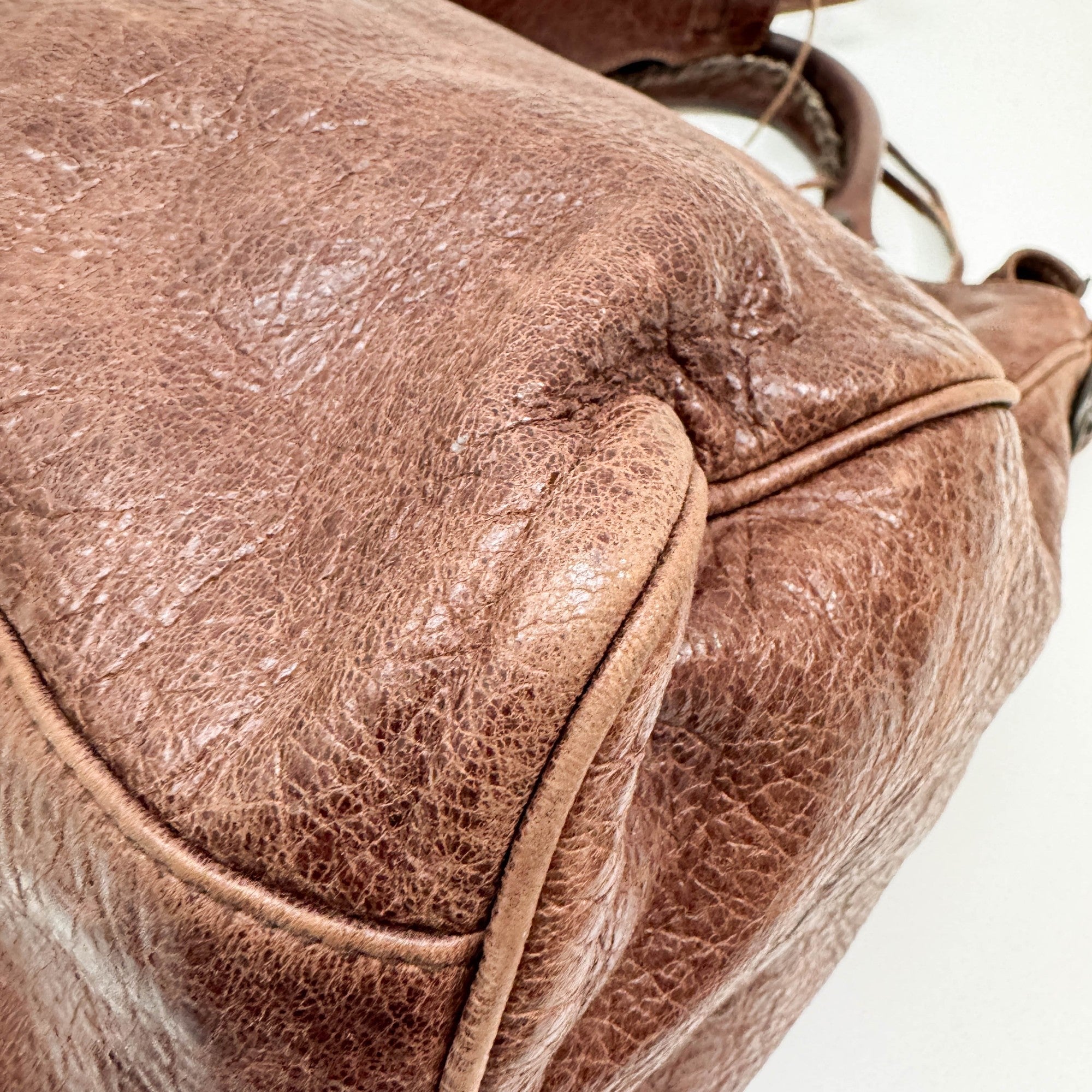 Velo Brown Leather Two Way Bag