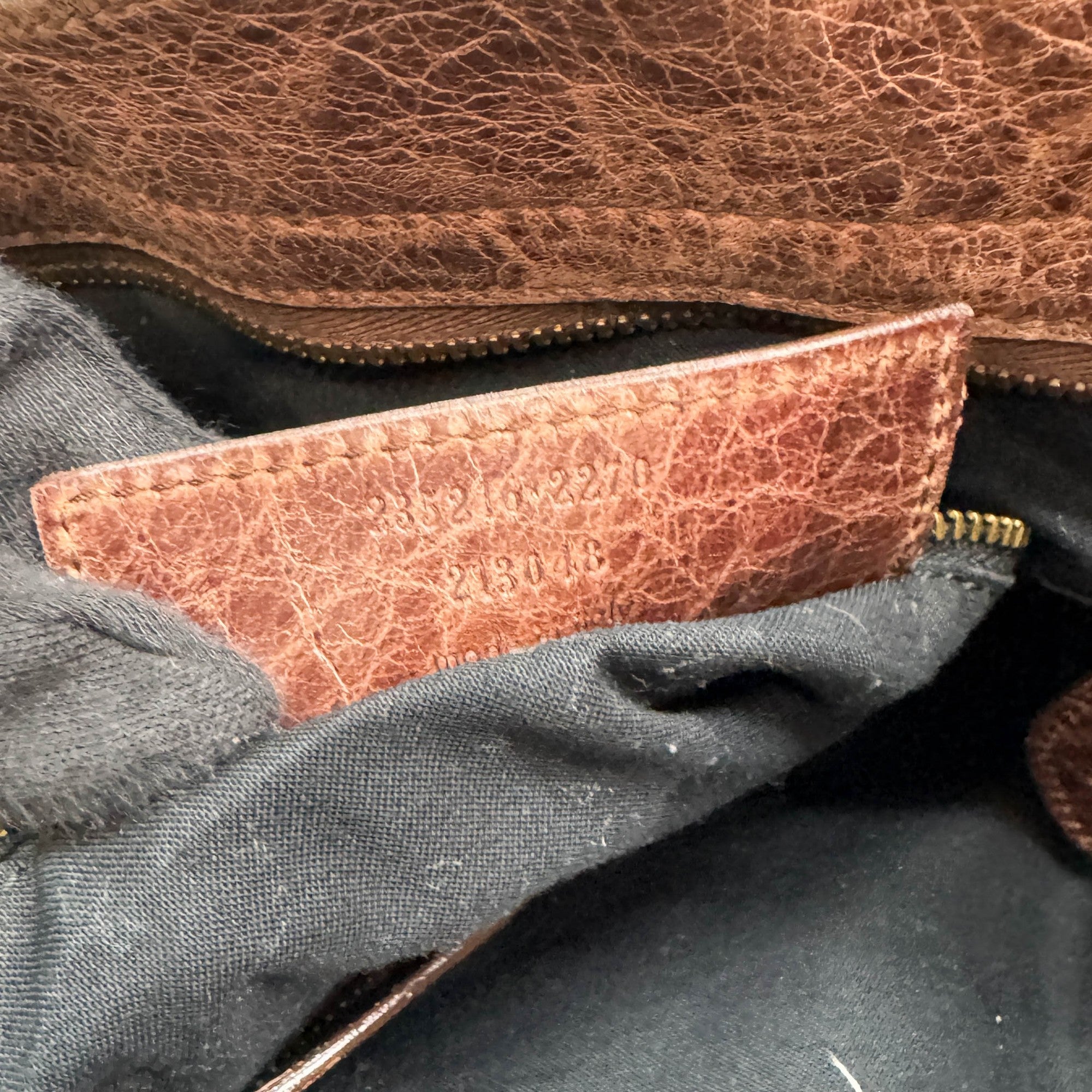 Velo Brown Leather Two Way Bag