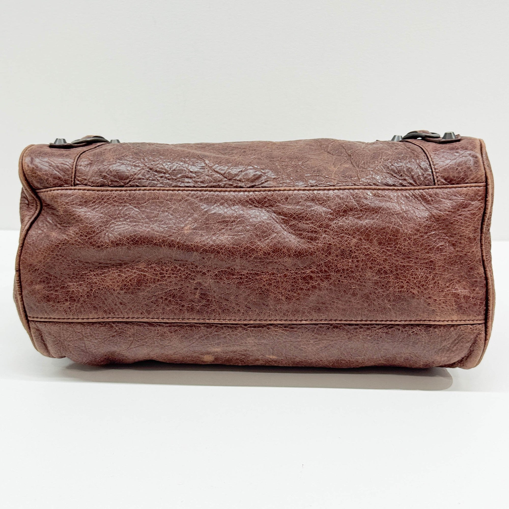 Velo Brown Leather Two Way Bag