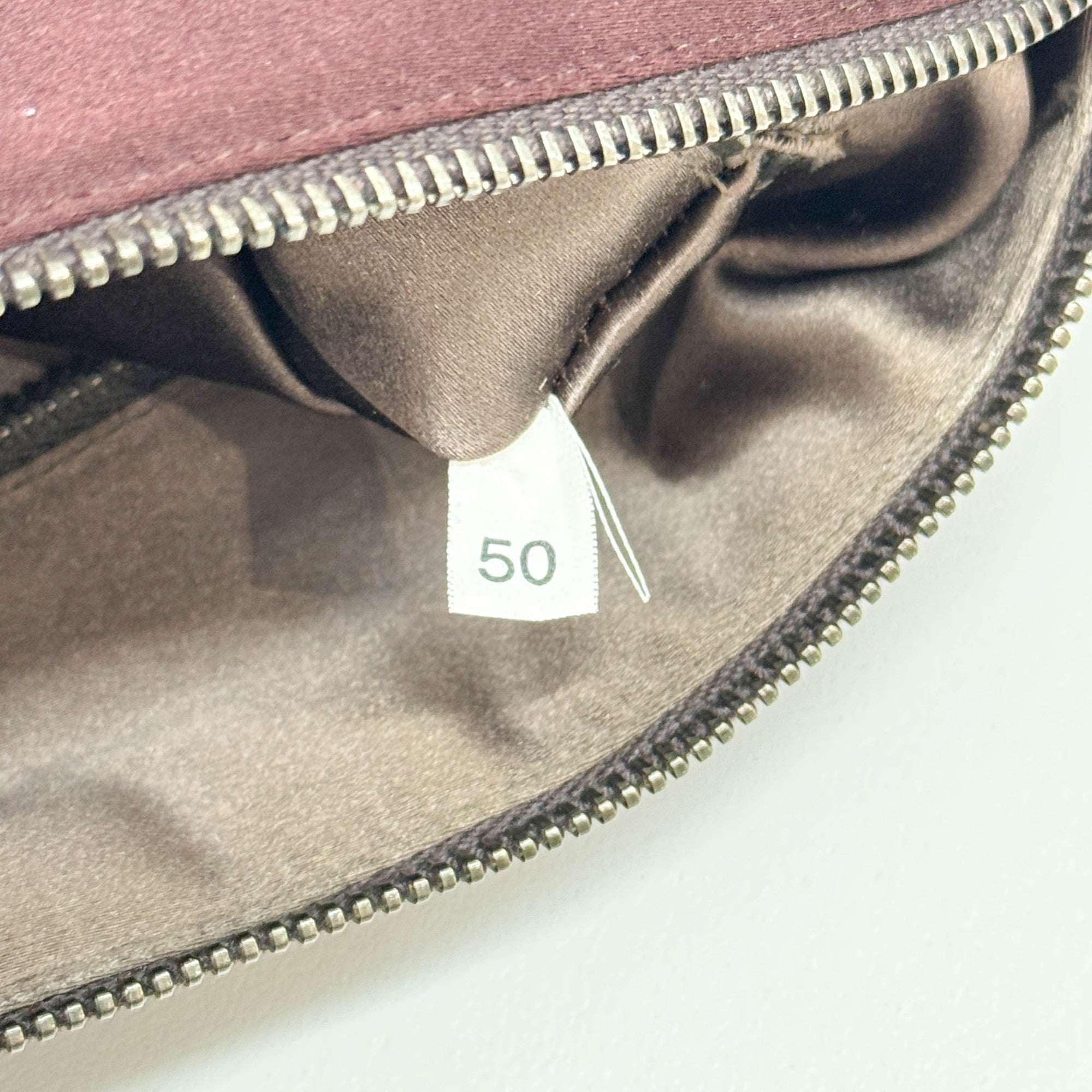 Bordeaux Satin Hand Bag