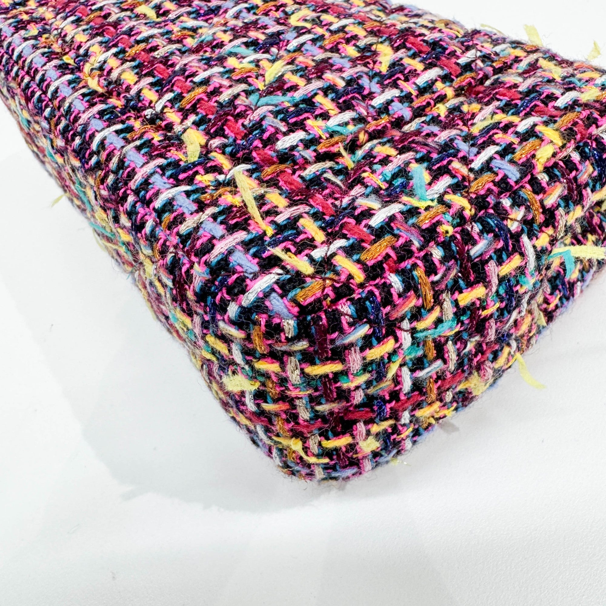 Mini Classic Flap Multicolor Tweed Shoulder Bag