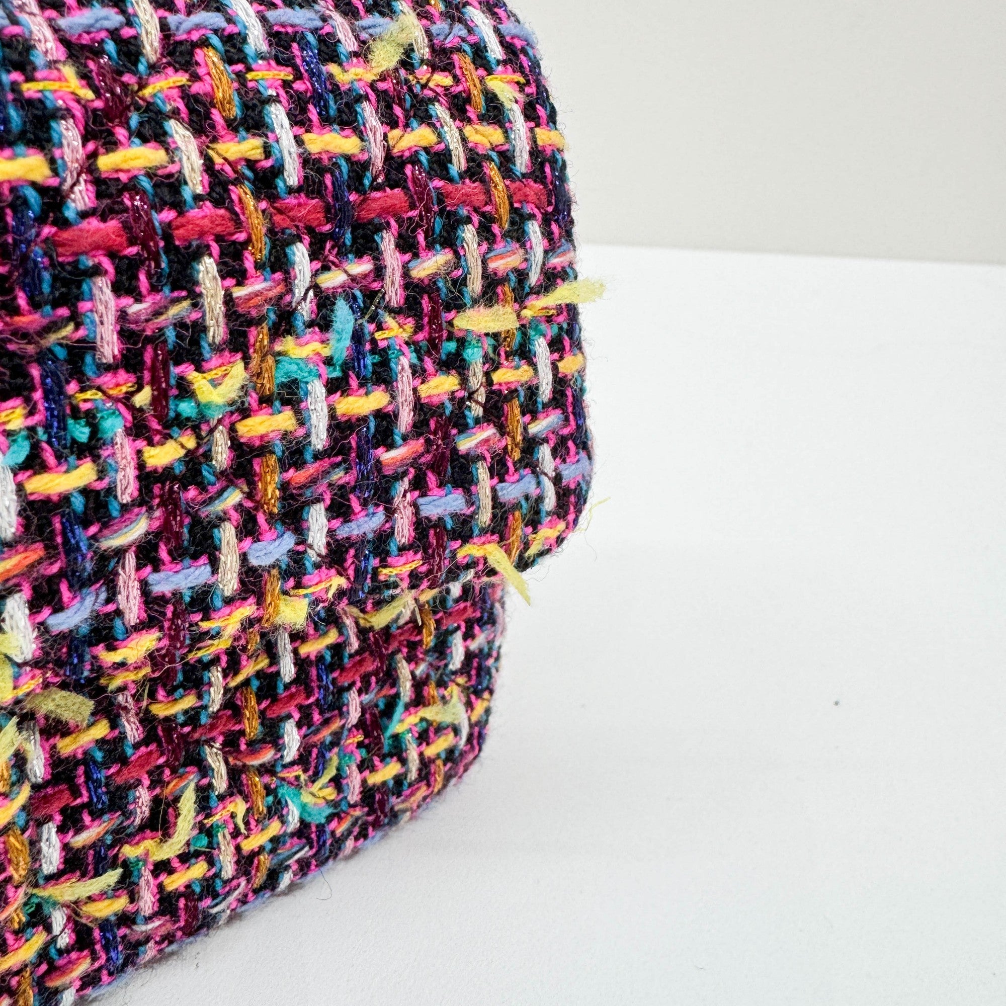 Mini Classic Flap Multicolor Tweed Shoulder Bag