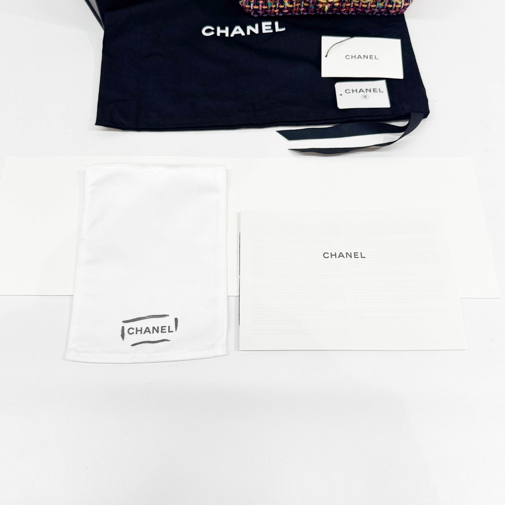 Mini Classic Flap Multicolor Tweed Shoulder Bag