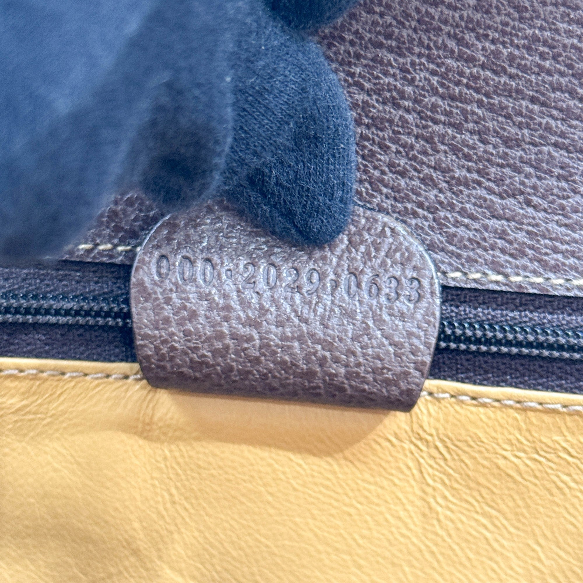 Bamboo Brown Leather Hand Bag