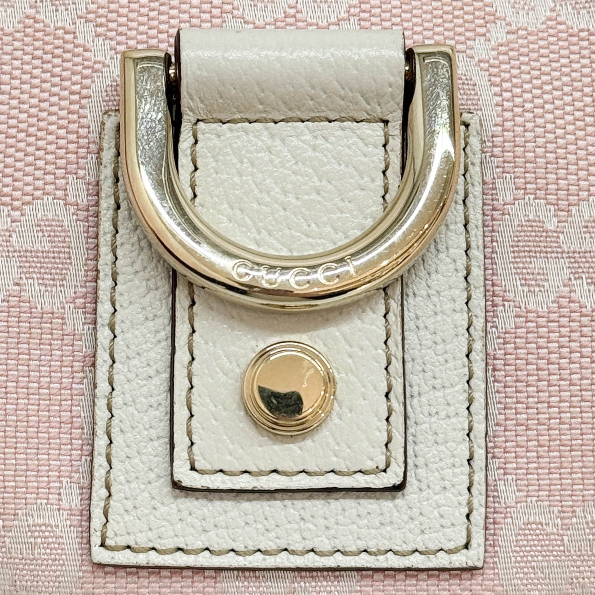 Abbey Pink GG Canvas Shoulder Bag