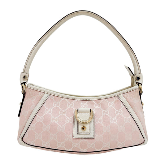 Abbey Pink GG Canvas Shoulder Bag