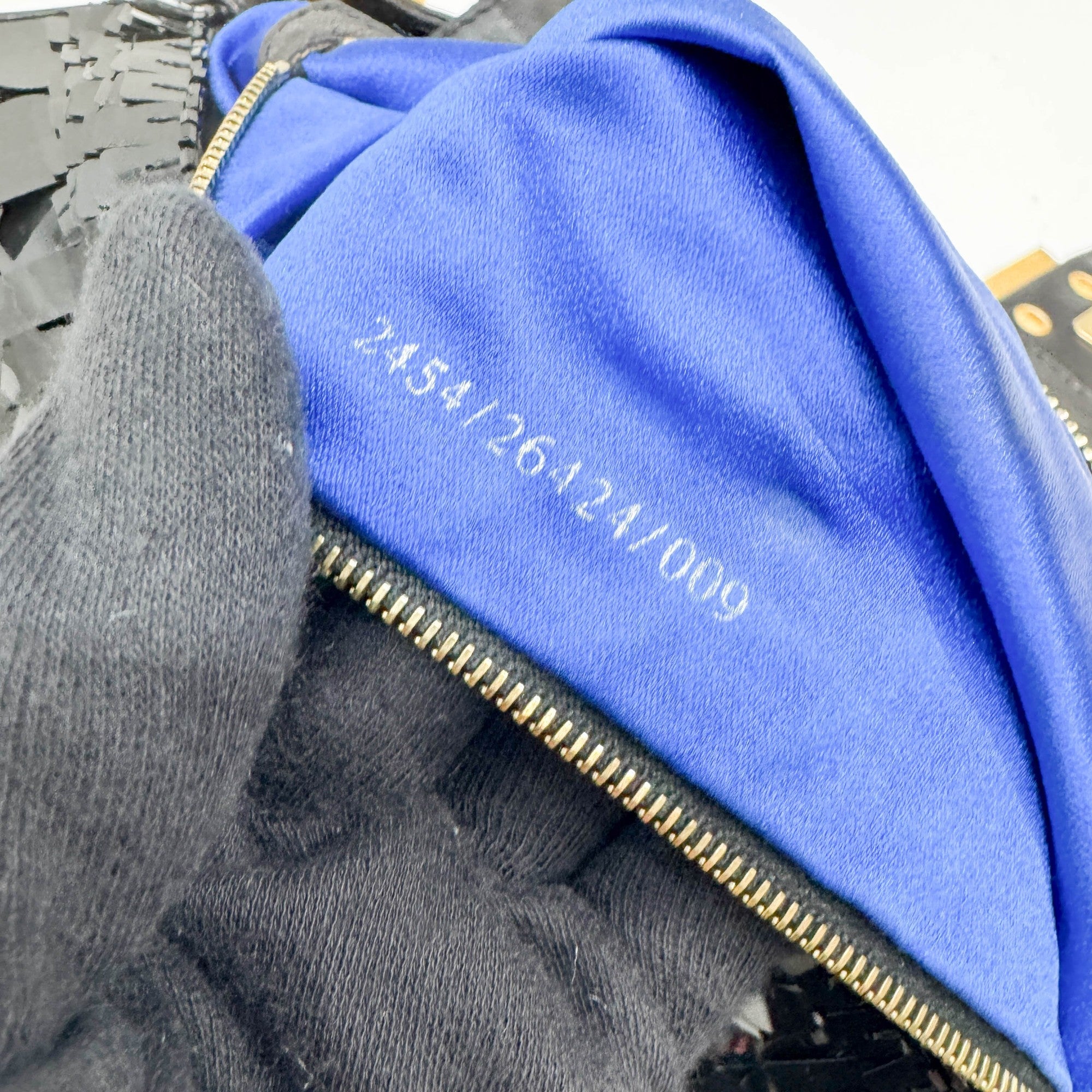 Baguette Black Sequin Shoulder Bag