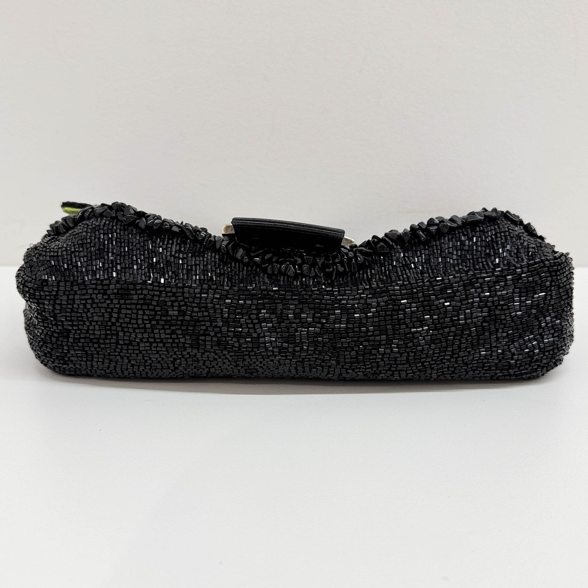 Baguette Black Beads Shoulder Bag