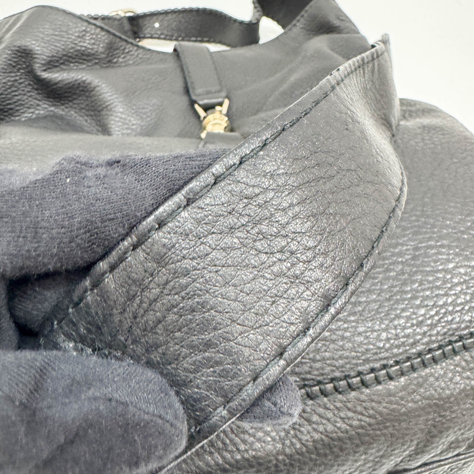 New Jackie Black Leather Two Way Bag