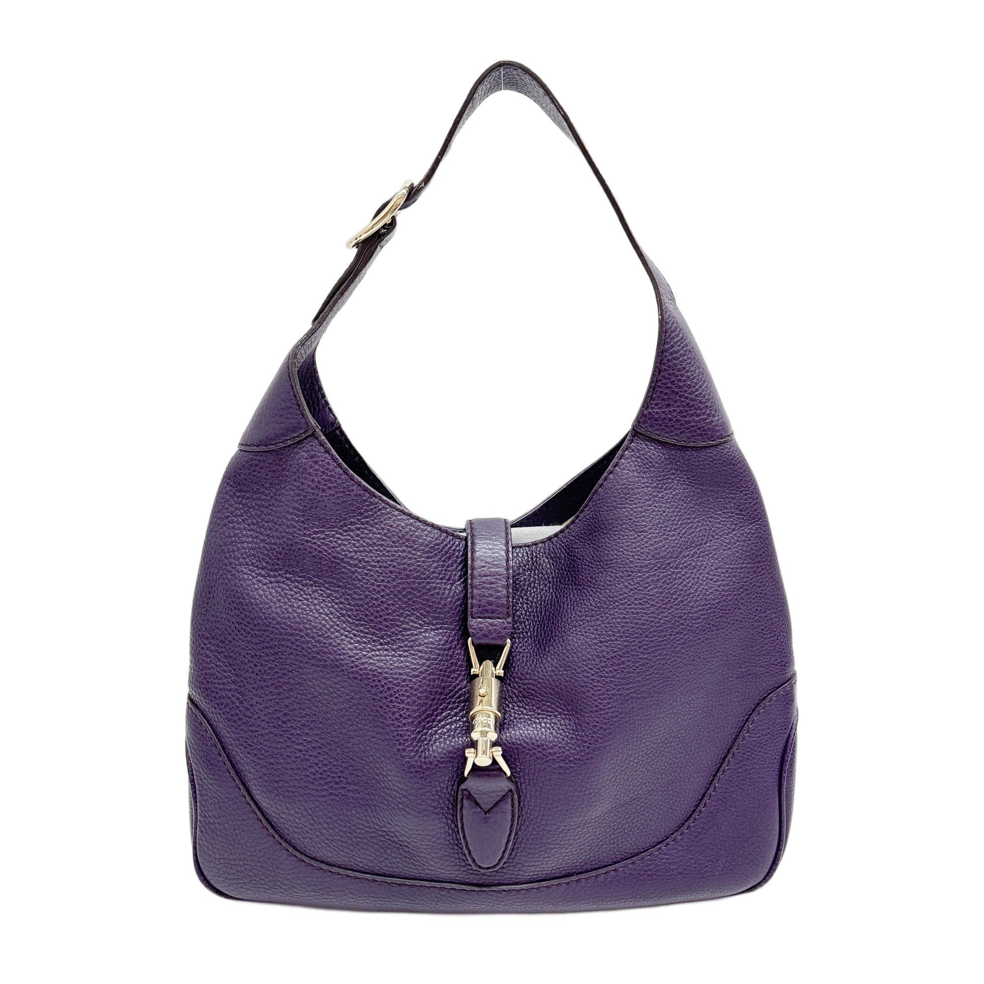 Jackie Purple Leather Two Way Bag